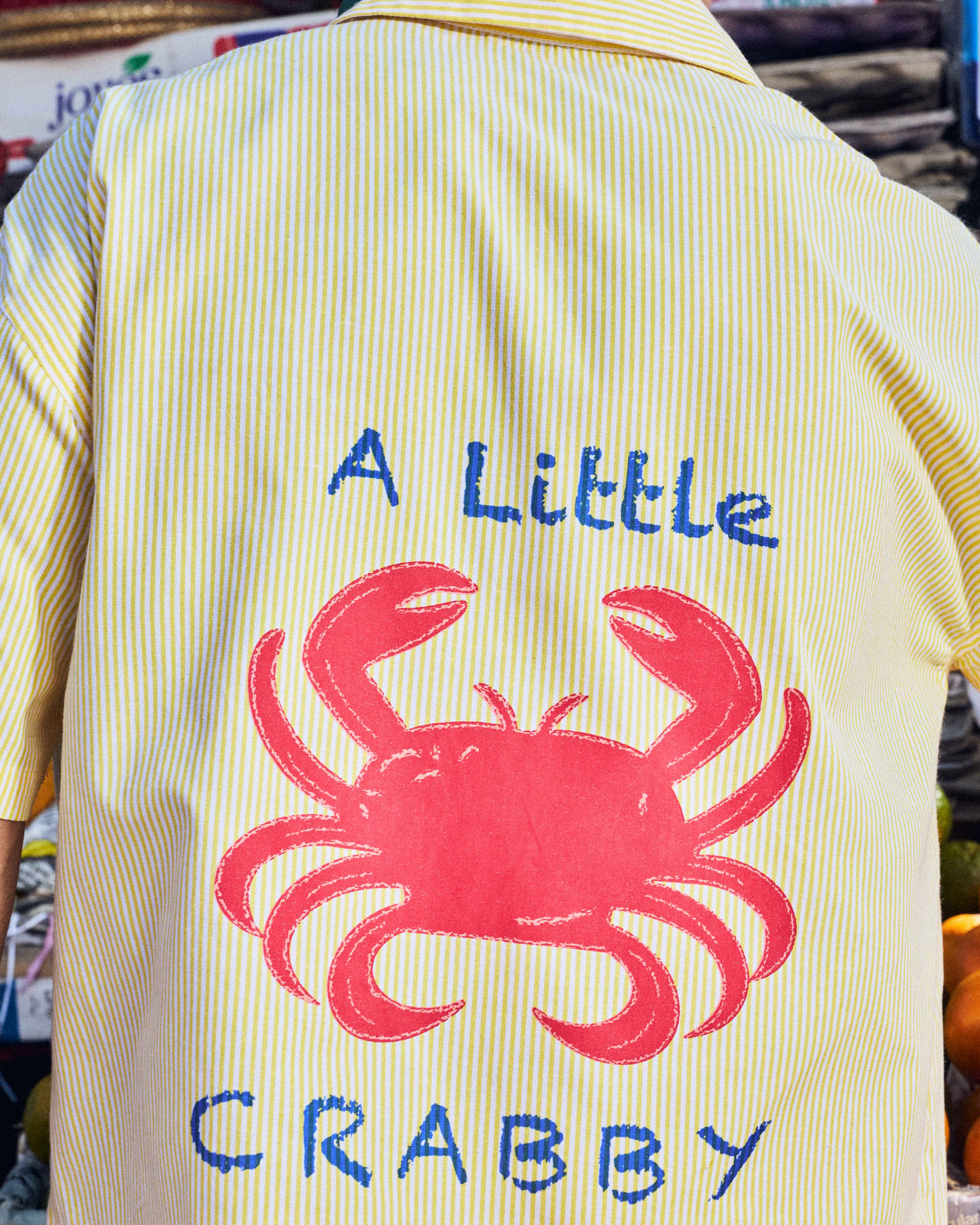 A Little Crabby Striped Resort Shirt - Image 3