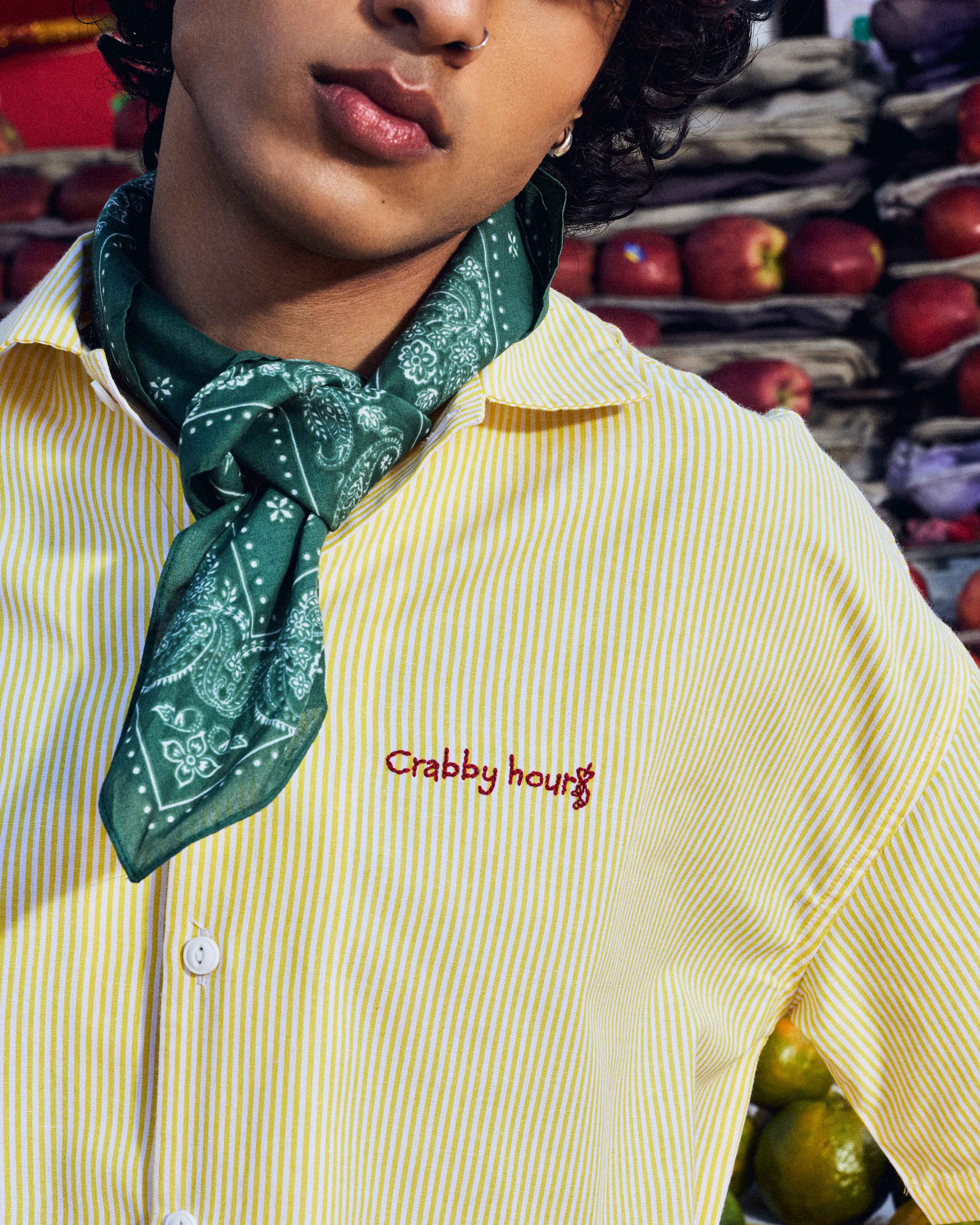 A Little Crabby Striped Resort Shirt - Image 4