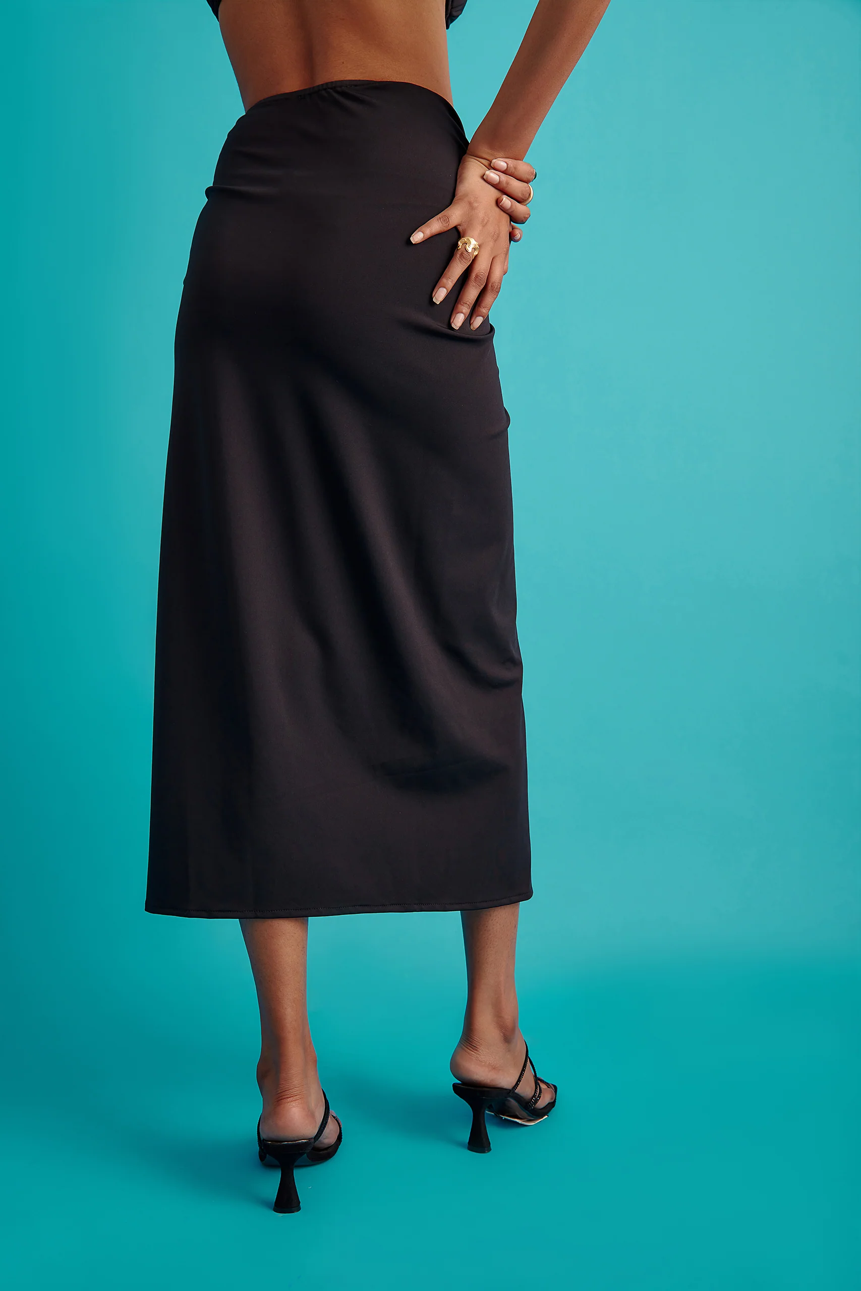 Asymmetrical Knotted Skirt - Image 3