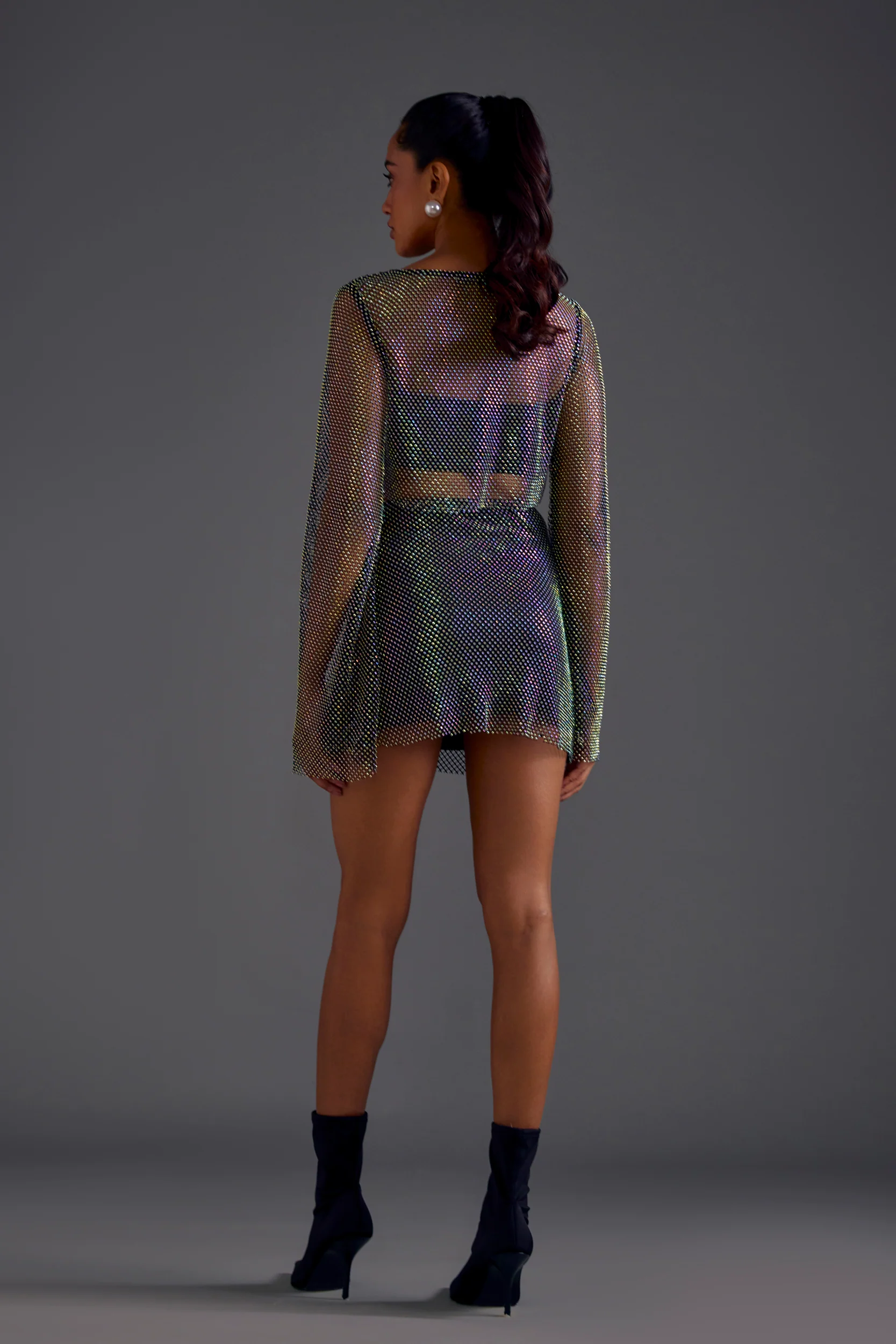 Black Diamond Mesh Top - Image 4