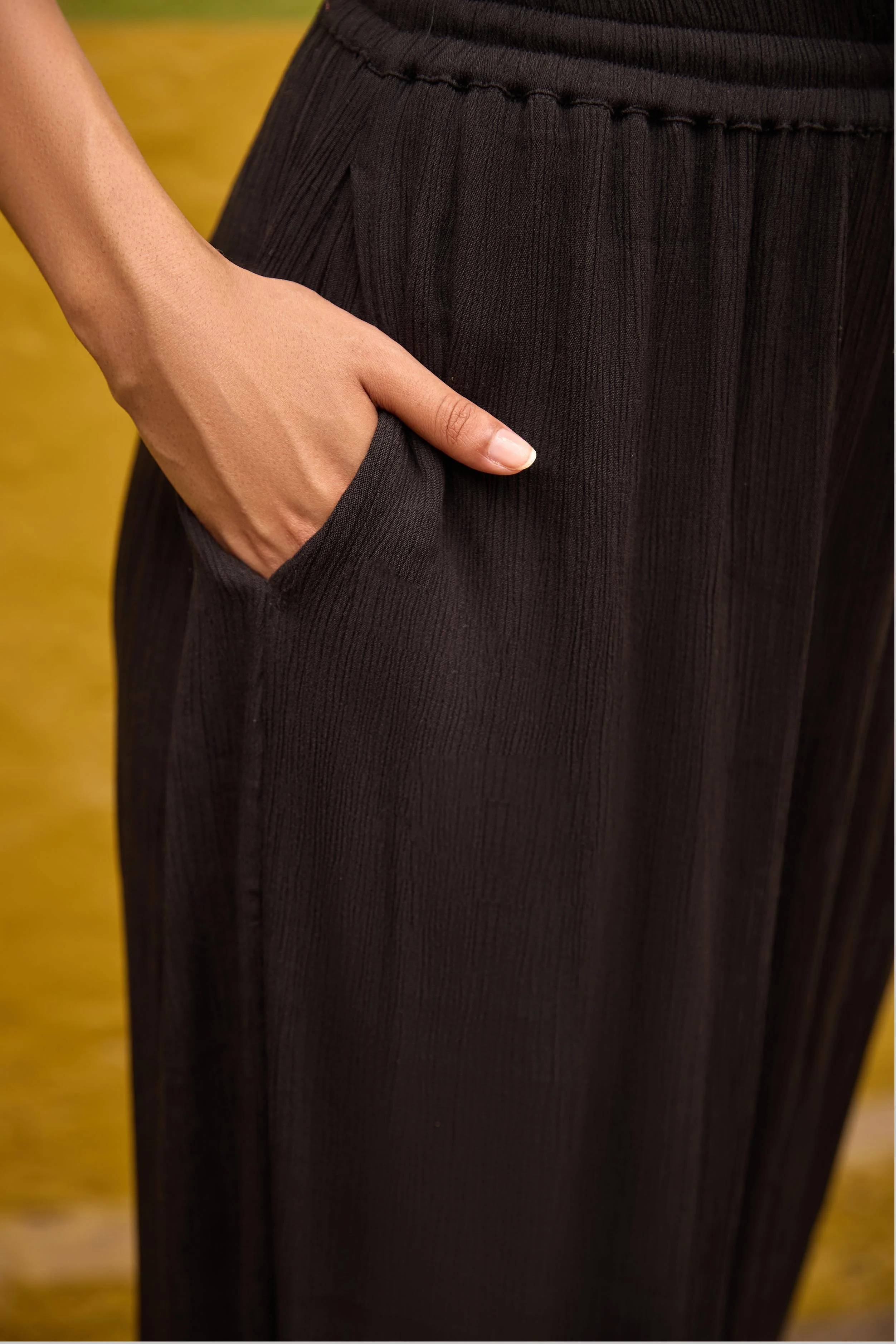 Black Straight Fit Women's Trouser - Image 5