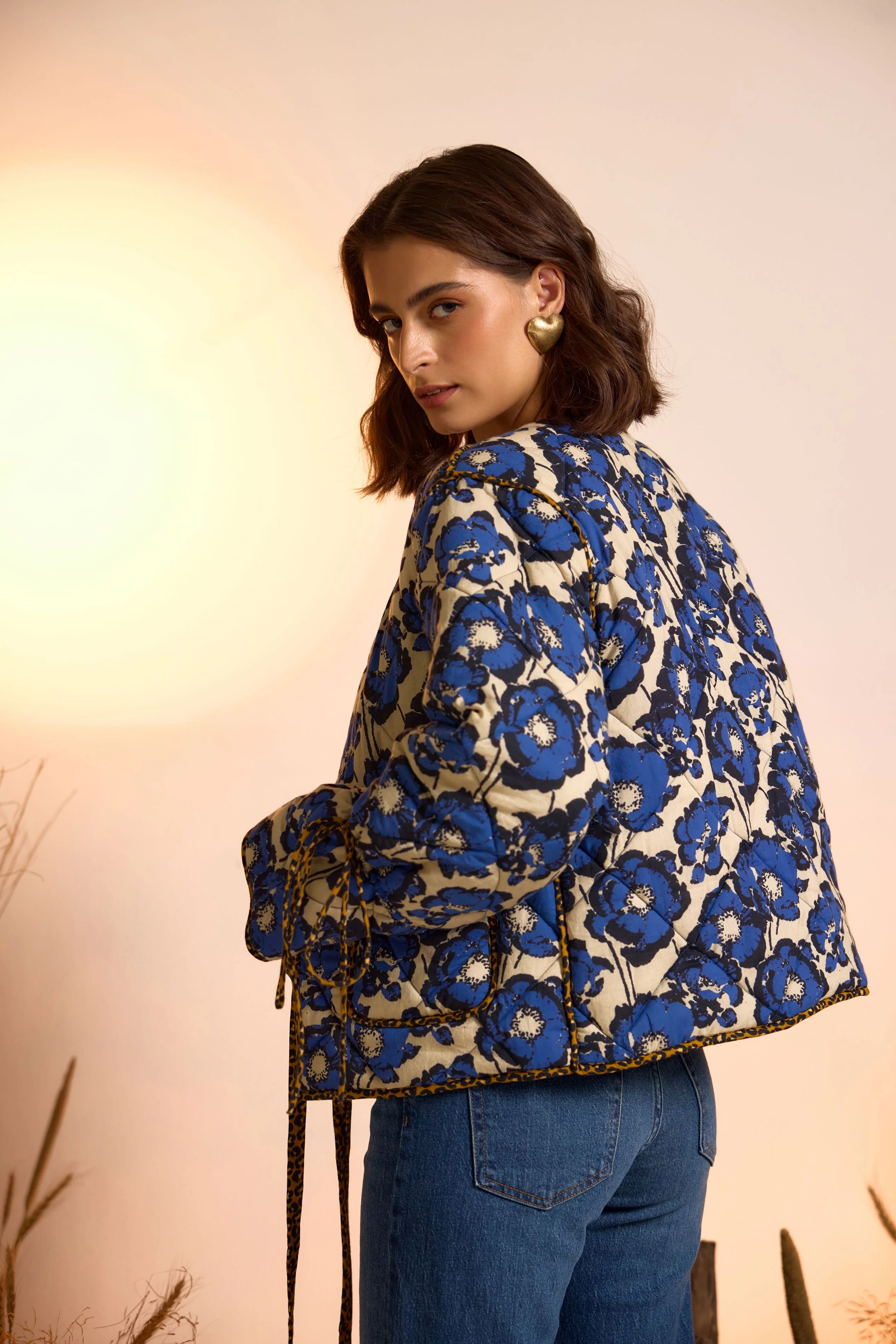 Bloom Reversible Quilted Jacket - Image 4