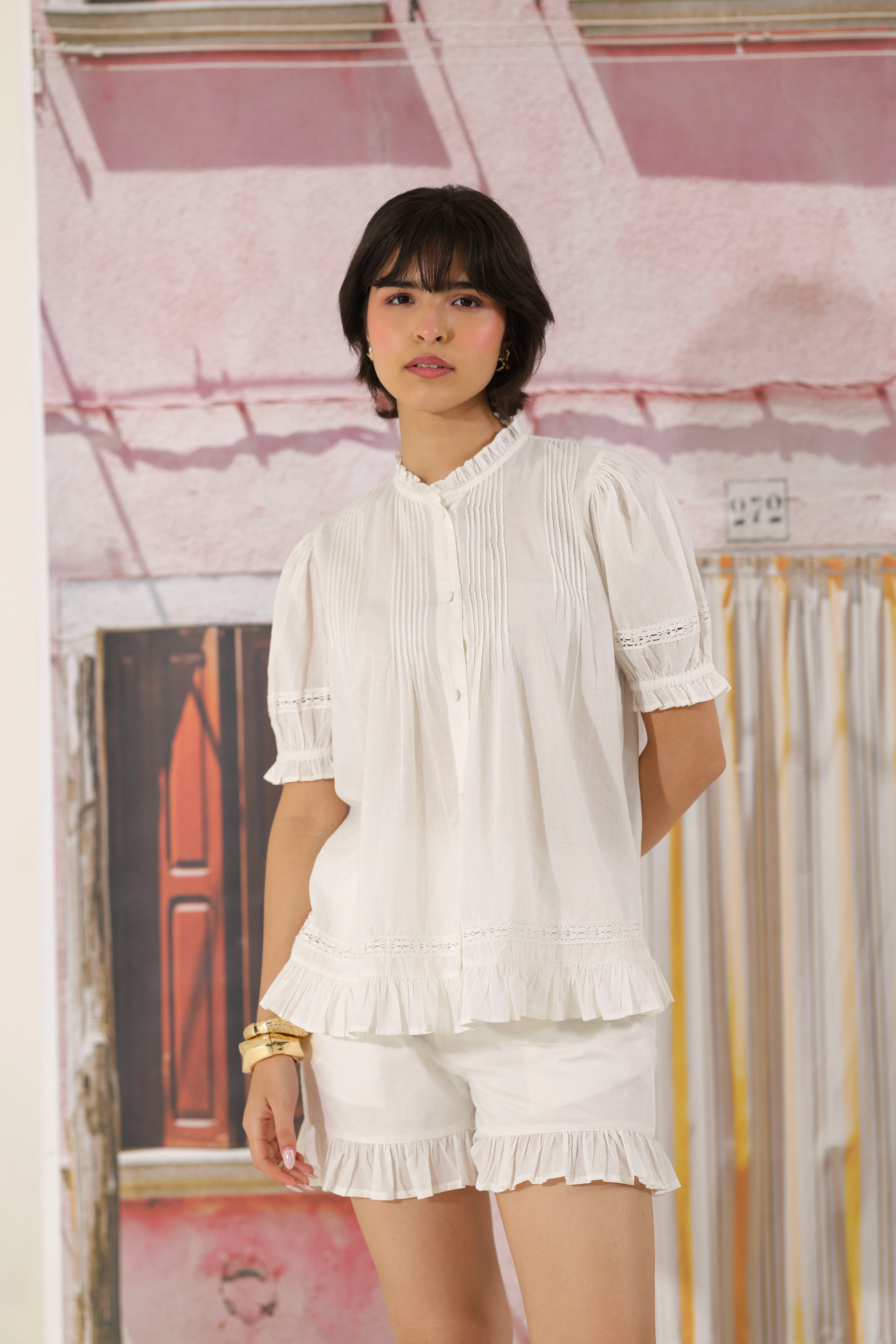 Cloudline Ruffle Shorts - Image 2