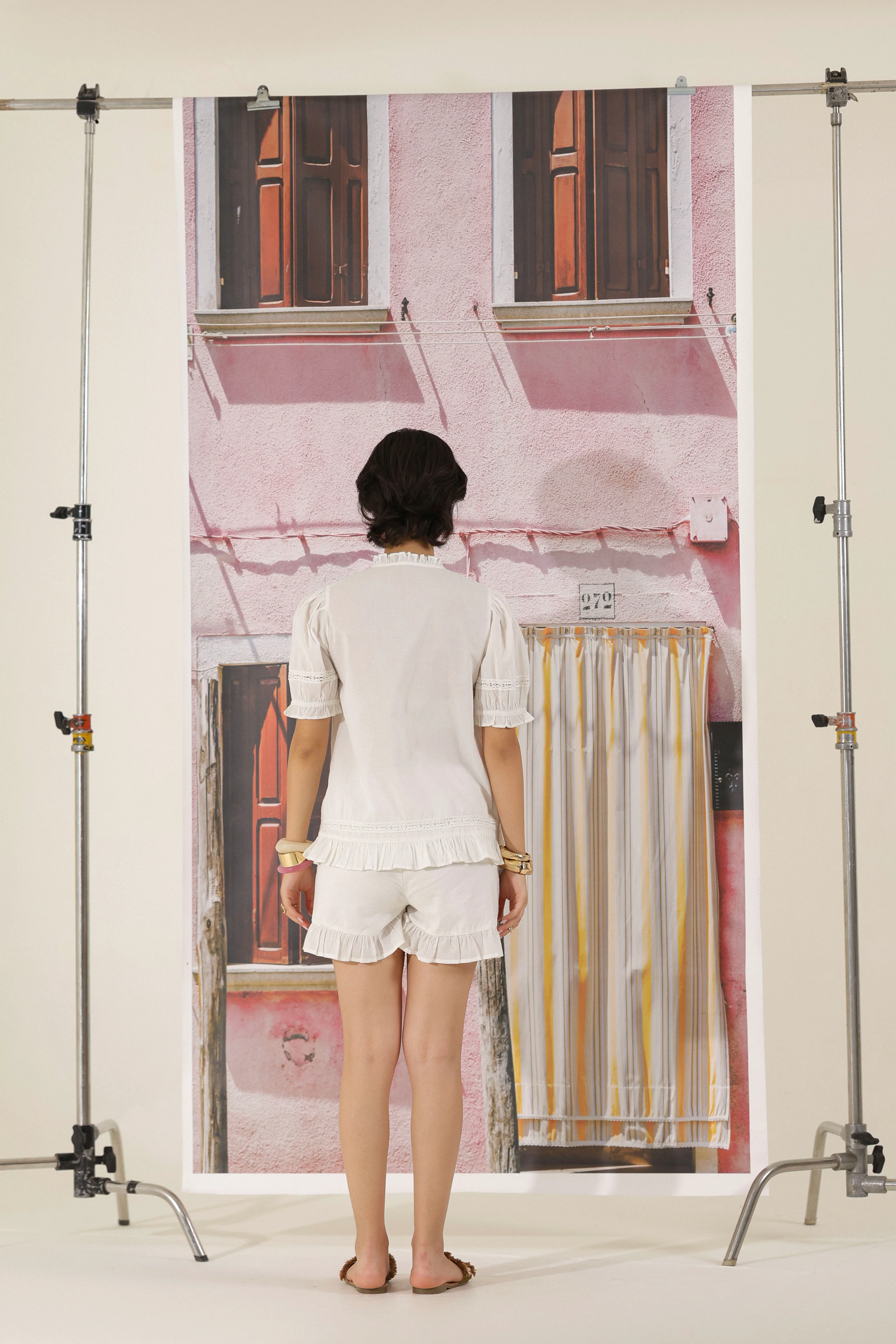 Cloudline Ruffle Shorts - Image 3