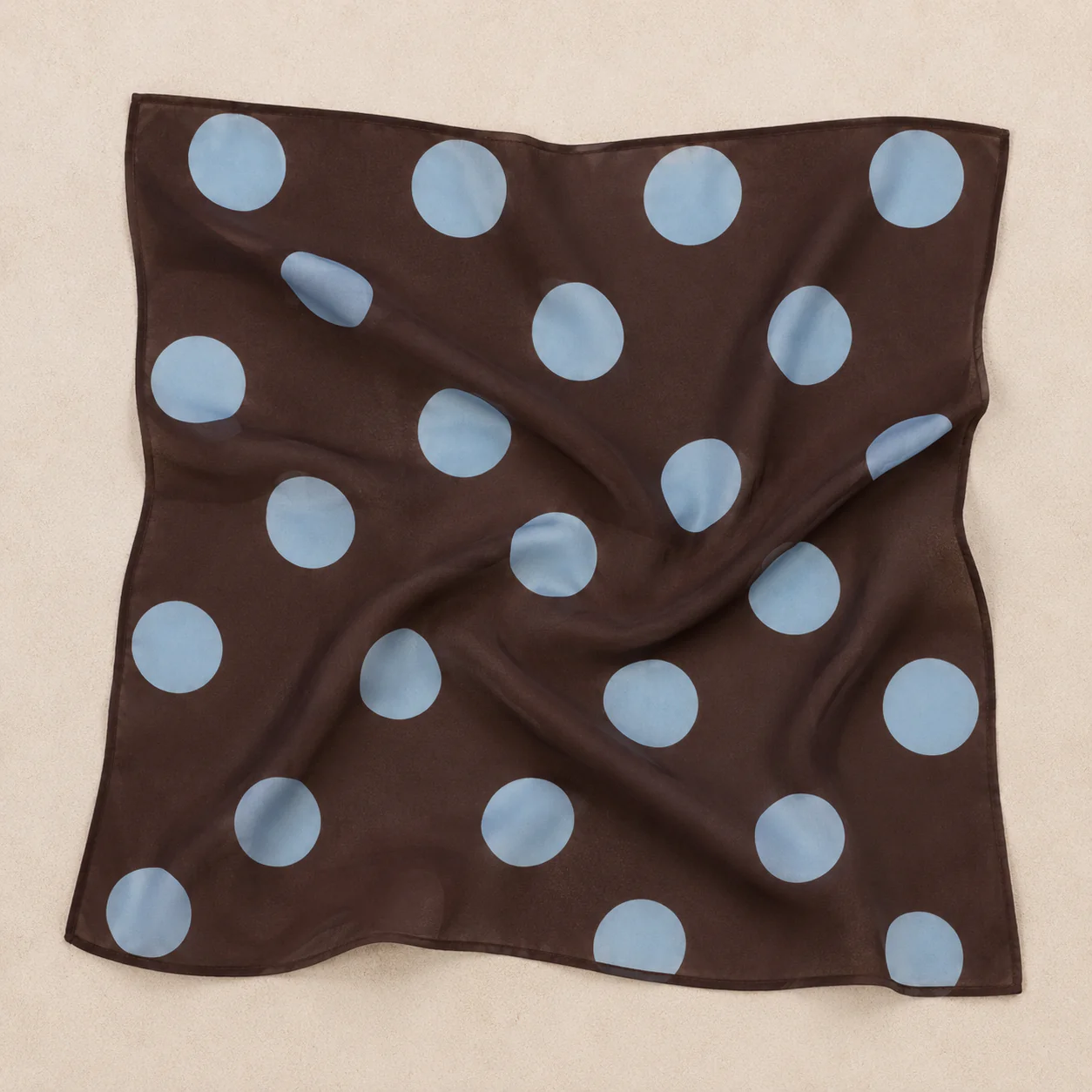 Cocoa Sky Polka Scarf - Image 3