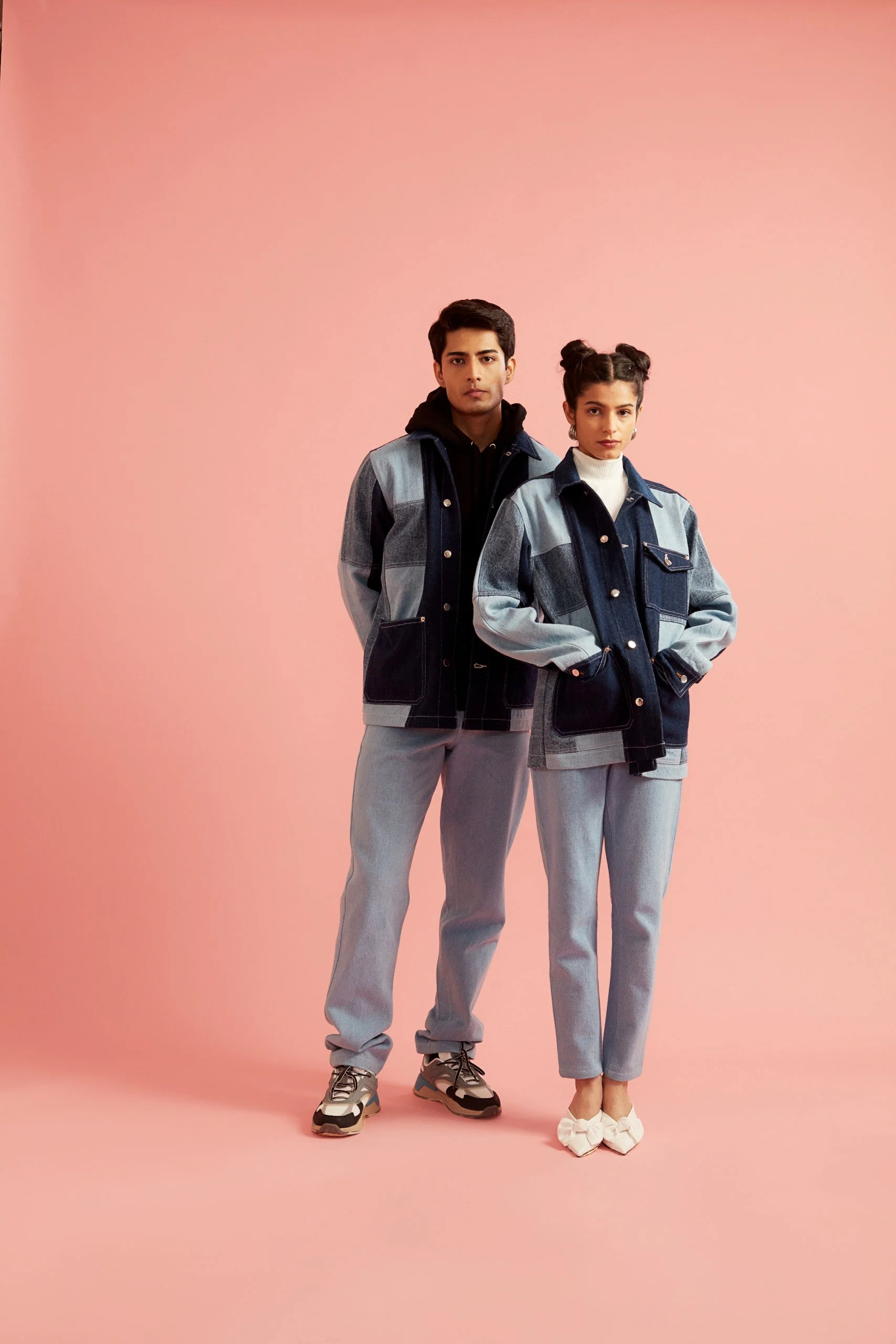 Colorblock Denim Jacket - Image 6