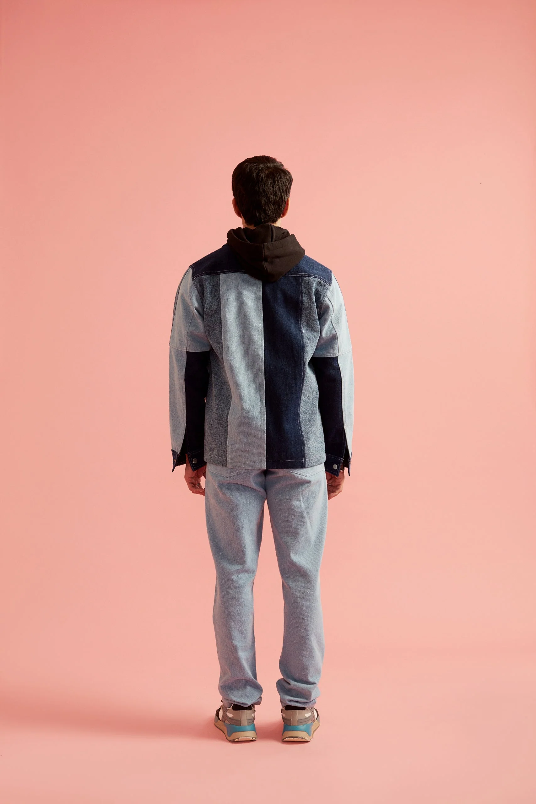 Colorblock Denim Jacket - Image 6