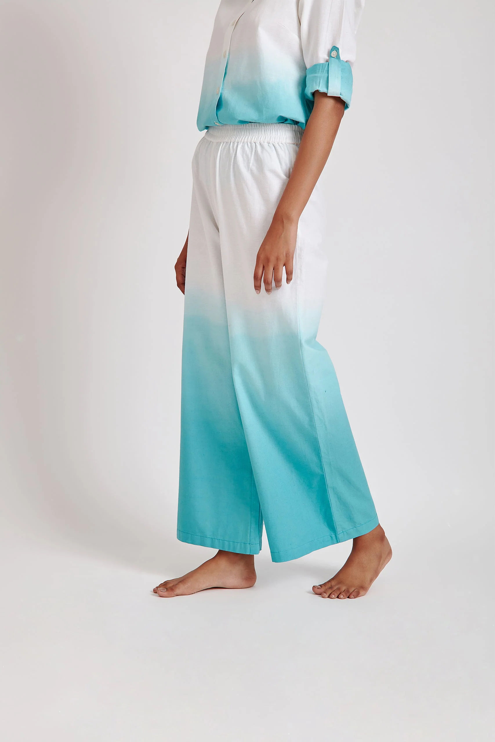 Blue Ombre Trouser - Image 4
