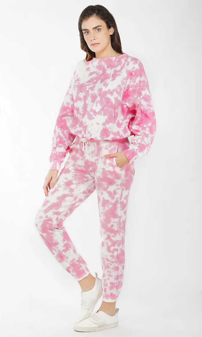 Tie & Dye Oversized Sweatshirt and Joggers Set - Image 3