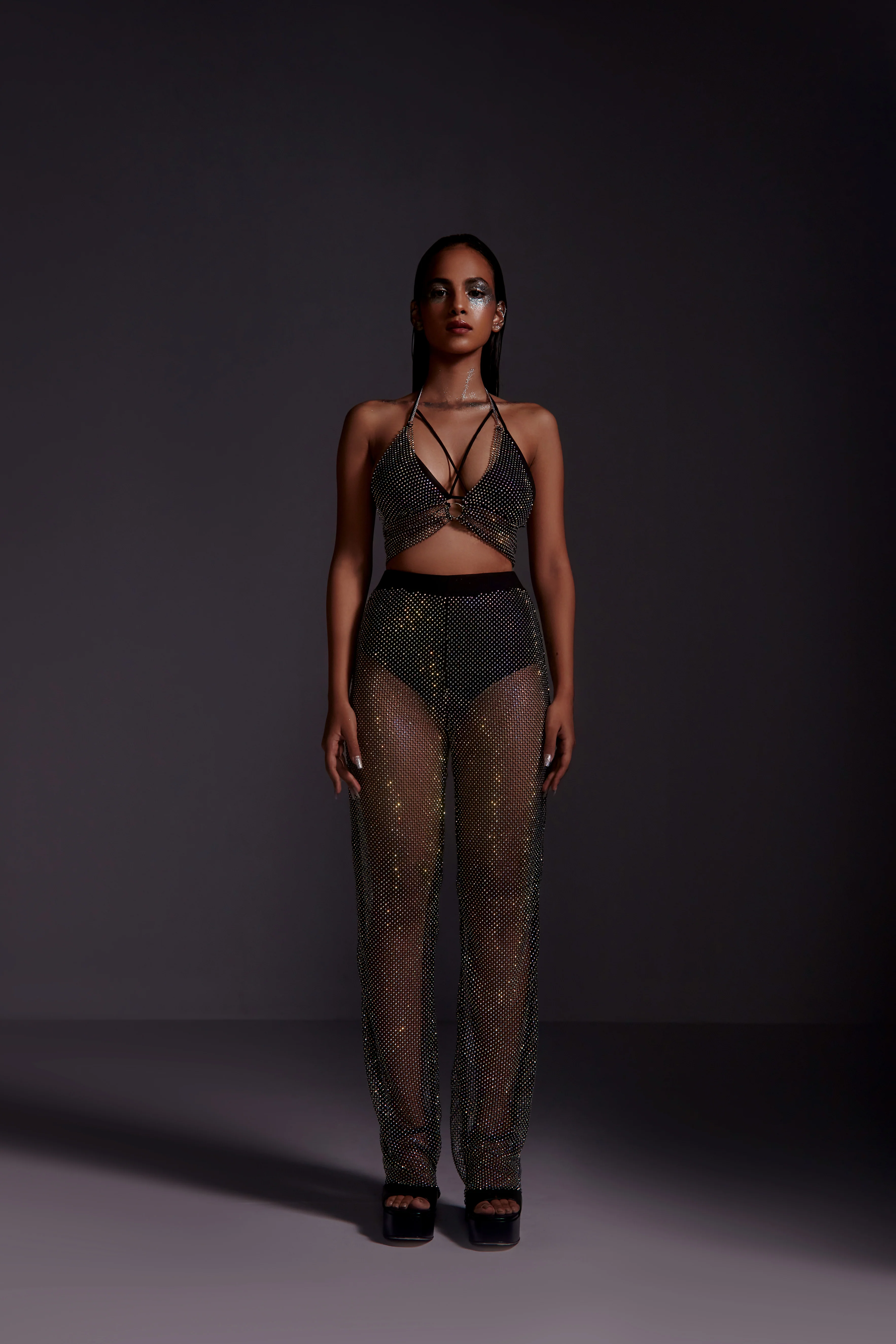 Diamond Mesh Pants - Image 5