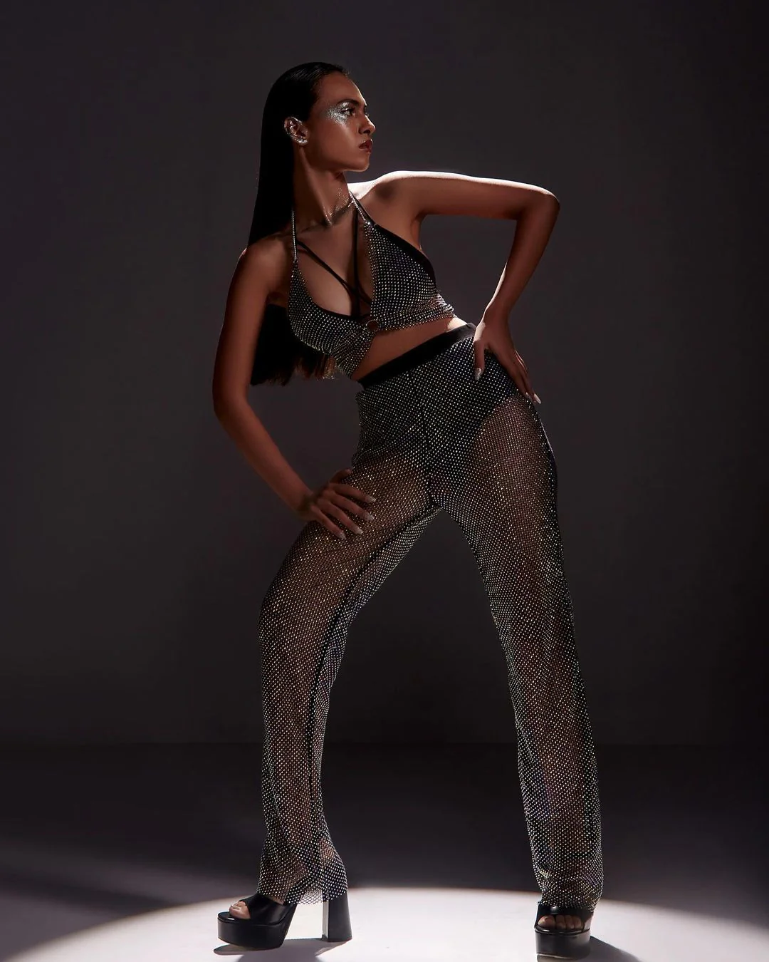 Diamond Mesh Pants - Image 8