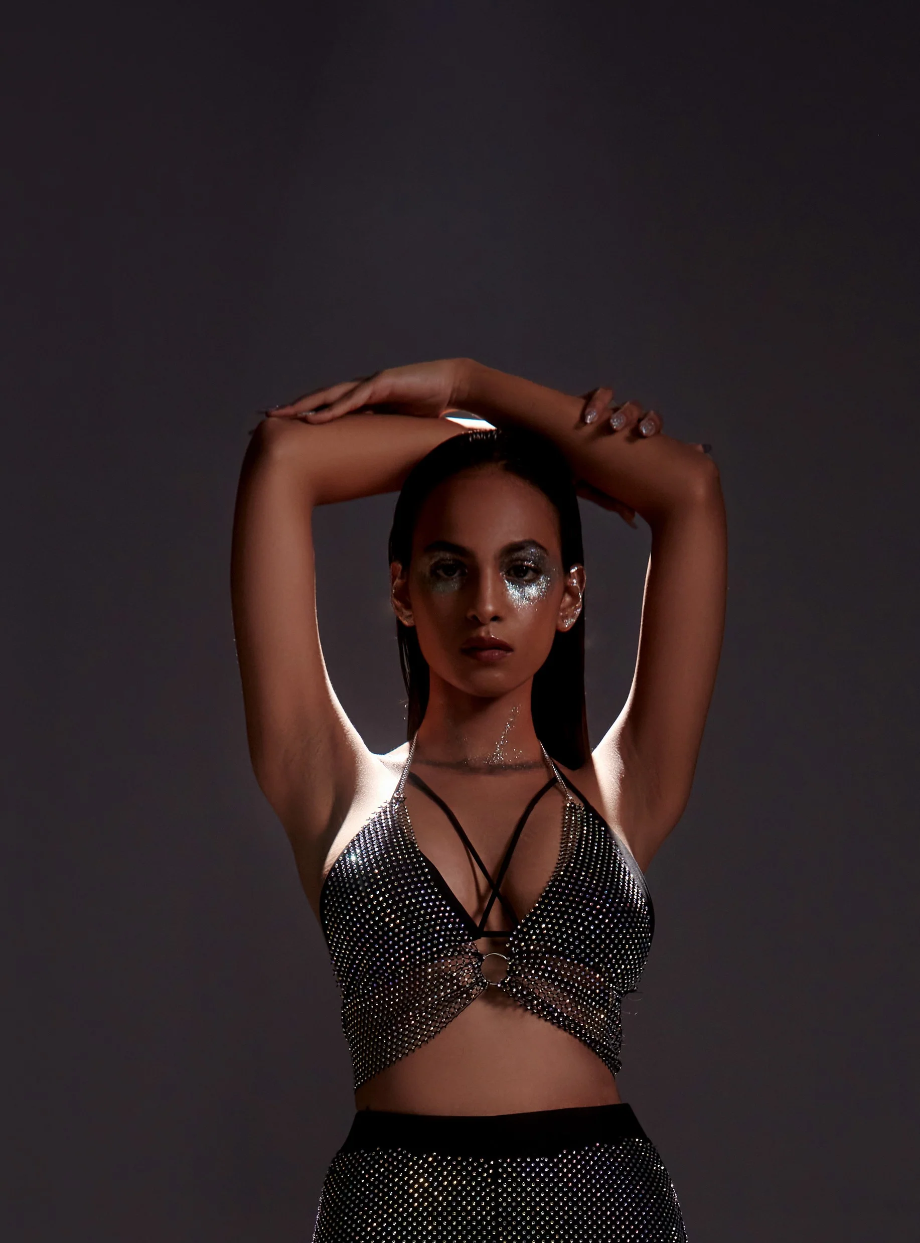 Diamond Mesh Top and Pant Set - Image 6