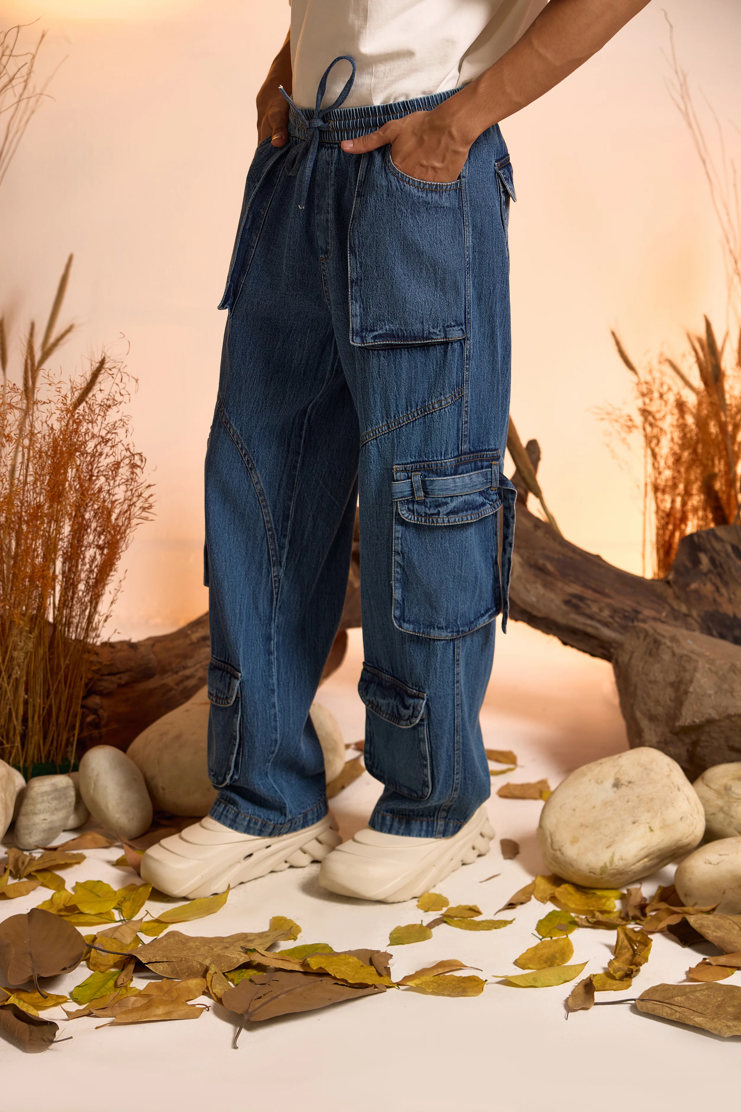 Drifter Denim Cargo Jeans-Men - Image 3
