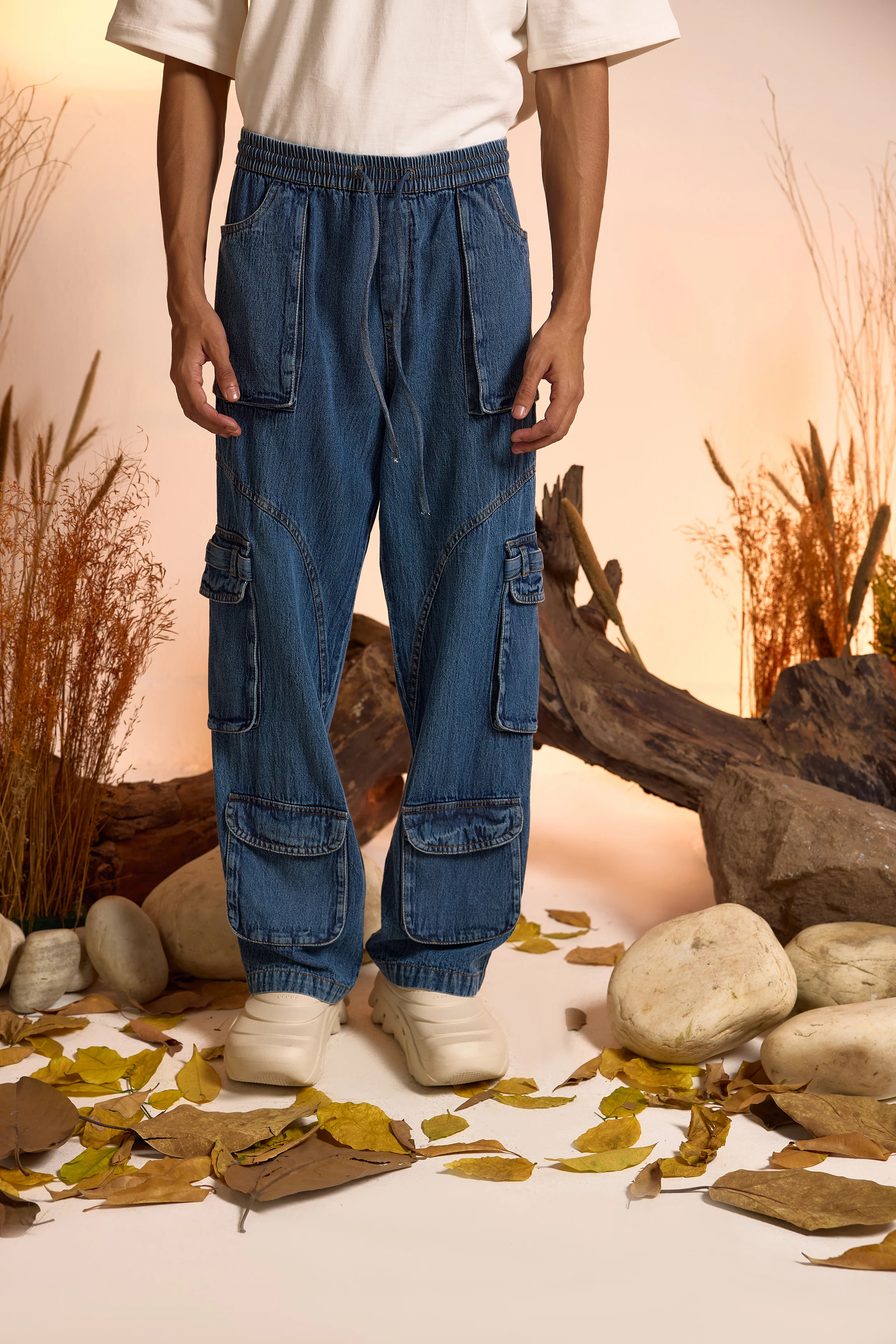 Drifter Denim Oversized Hoodie & Jeans Set-Men - Image 10