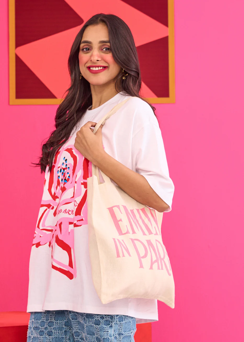 Emily in Paris: Off-White Tote Bag - Image 2