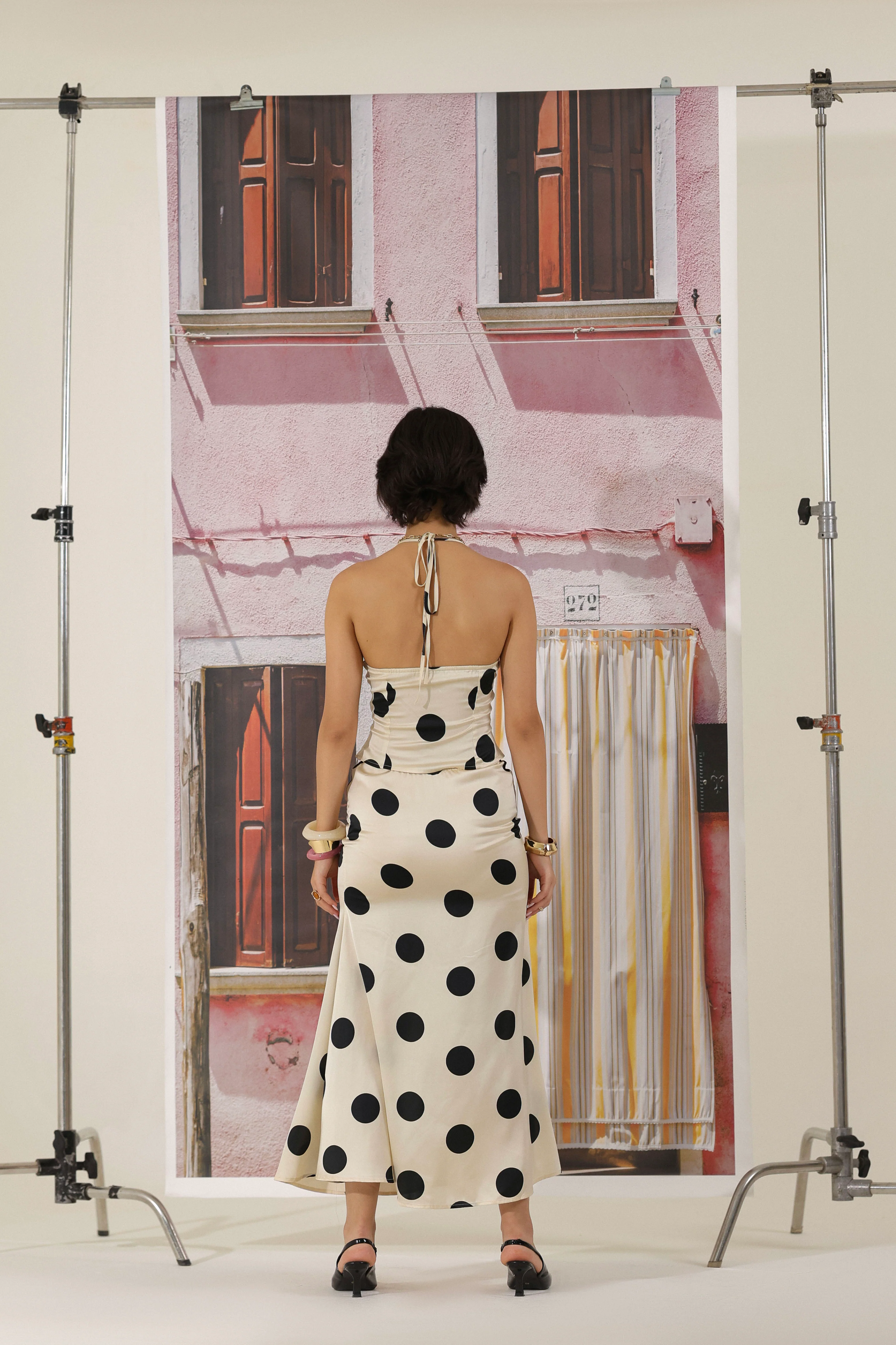 Espresso Martini Polka Dot Co-Ord Set - Image 3