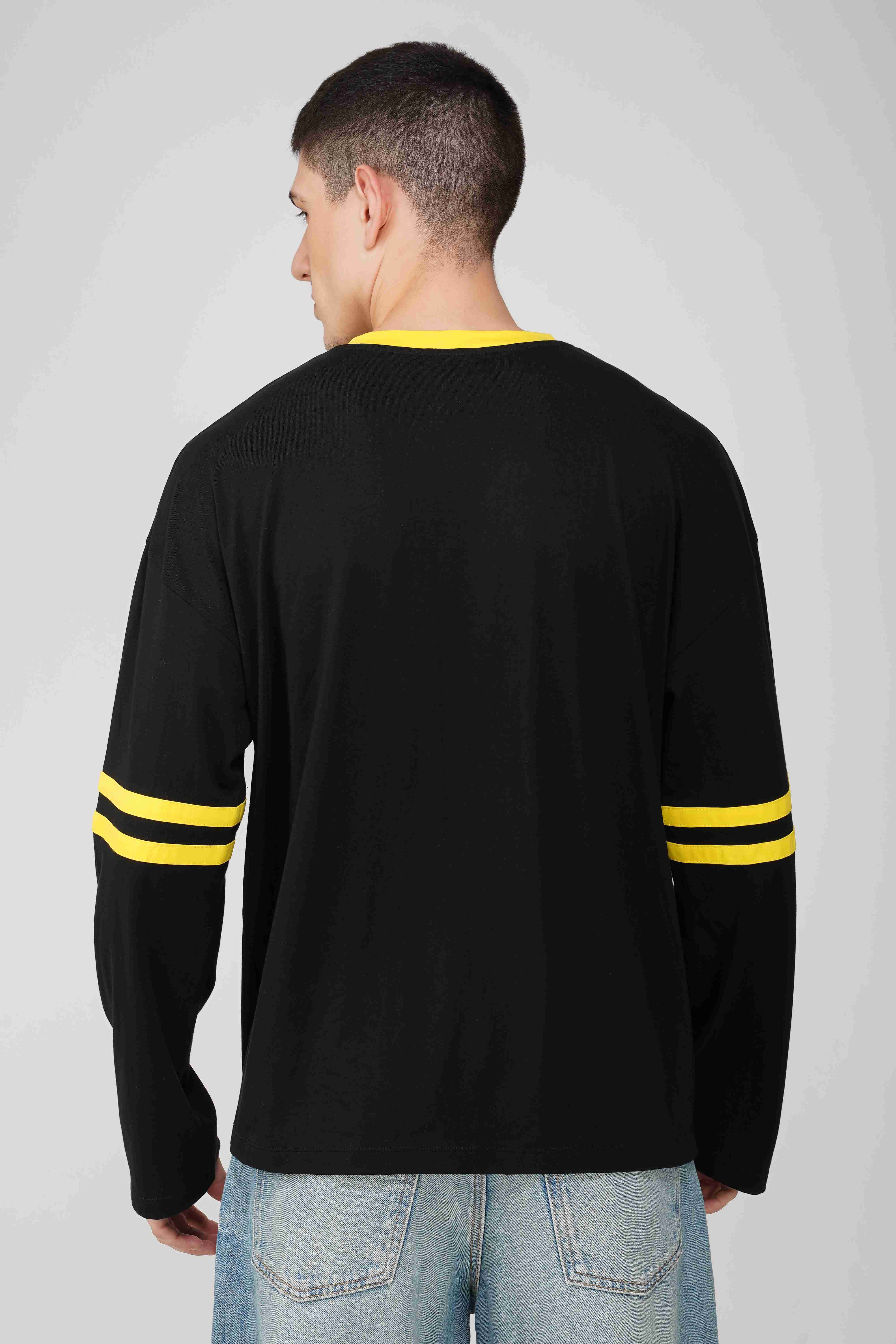 Garfield: 78th Athletics Dept. Men's Oversized T-shirt-Black - Image 5