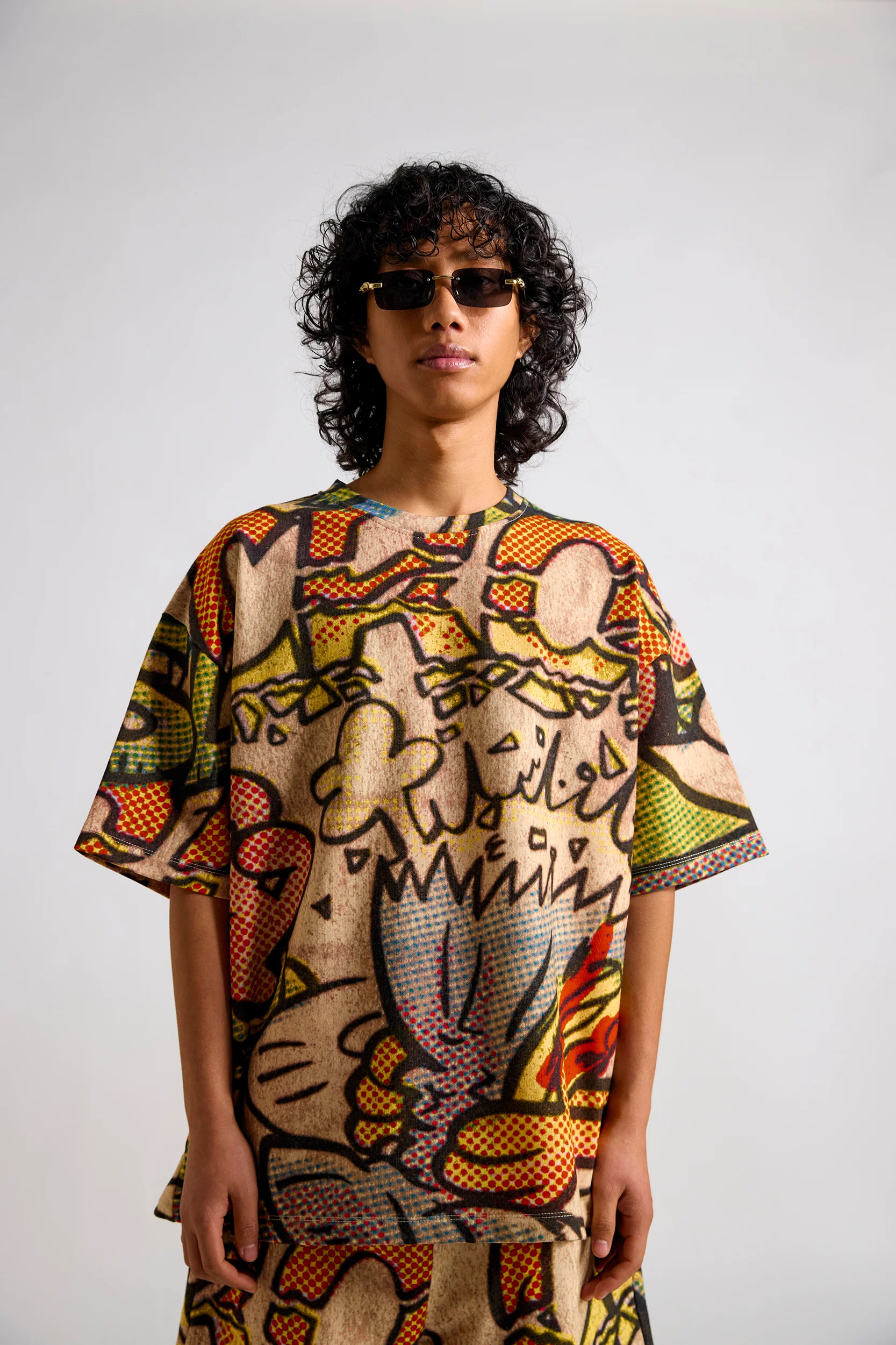 Garfield:Blown Out Men's Oversized T-shirt