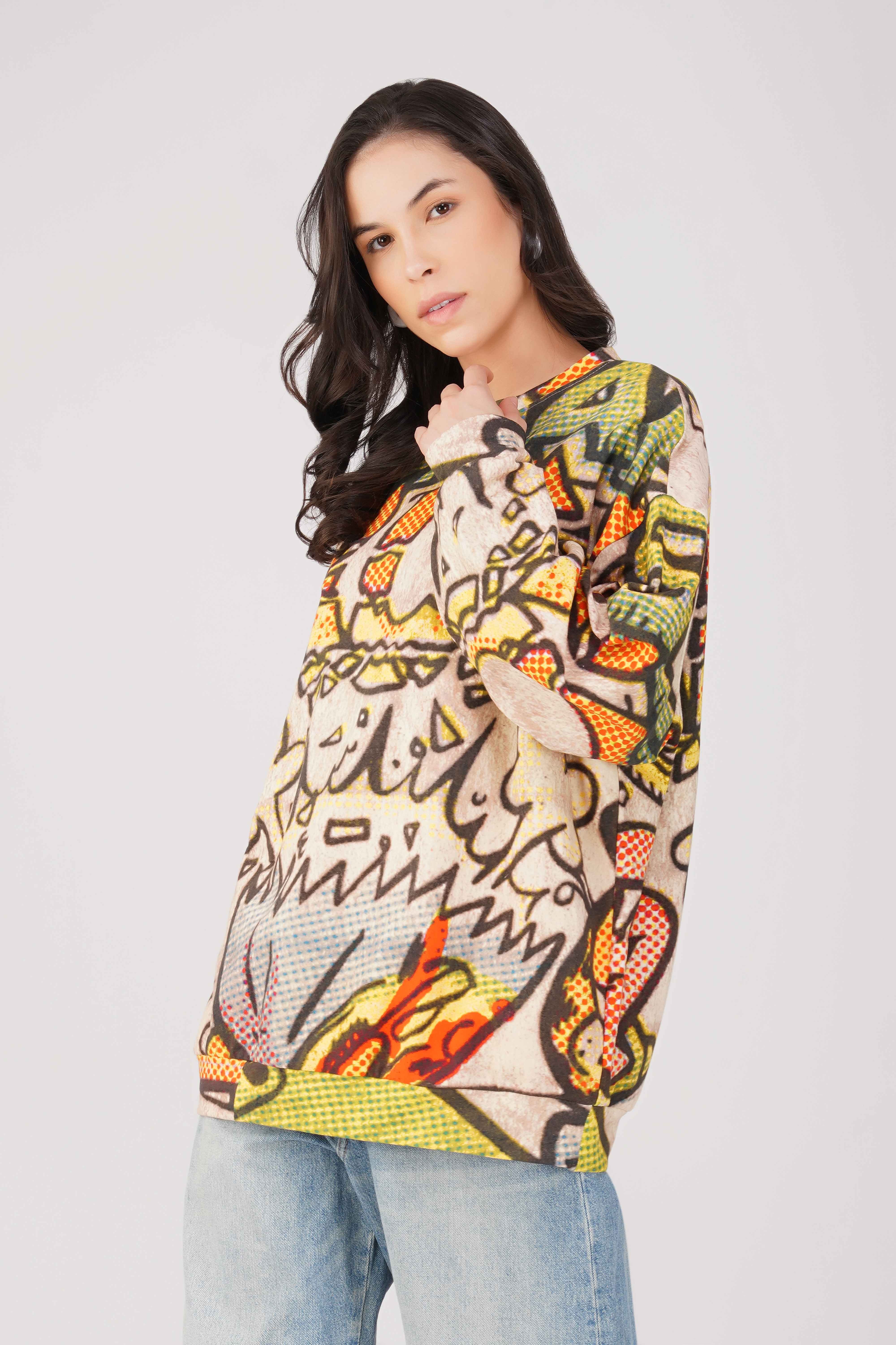 Garfield: Blown Out Oversized Sweatshirt - Image 4