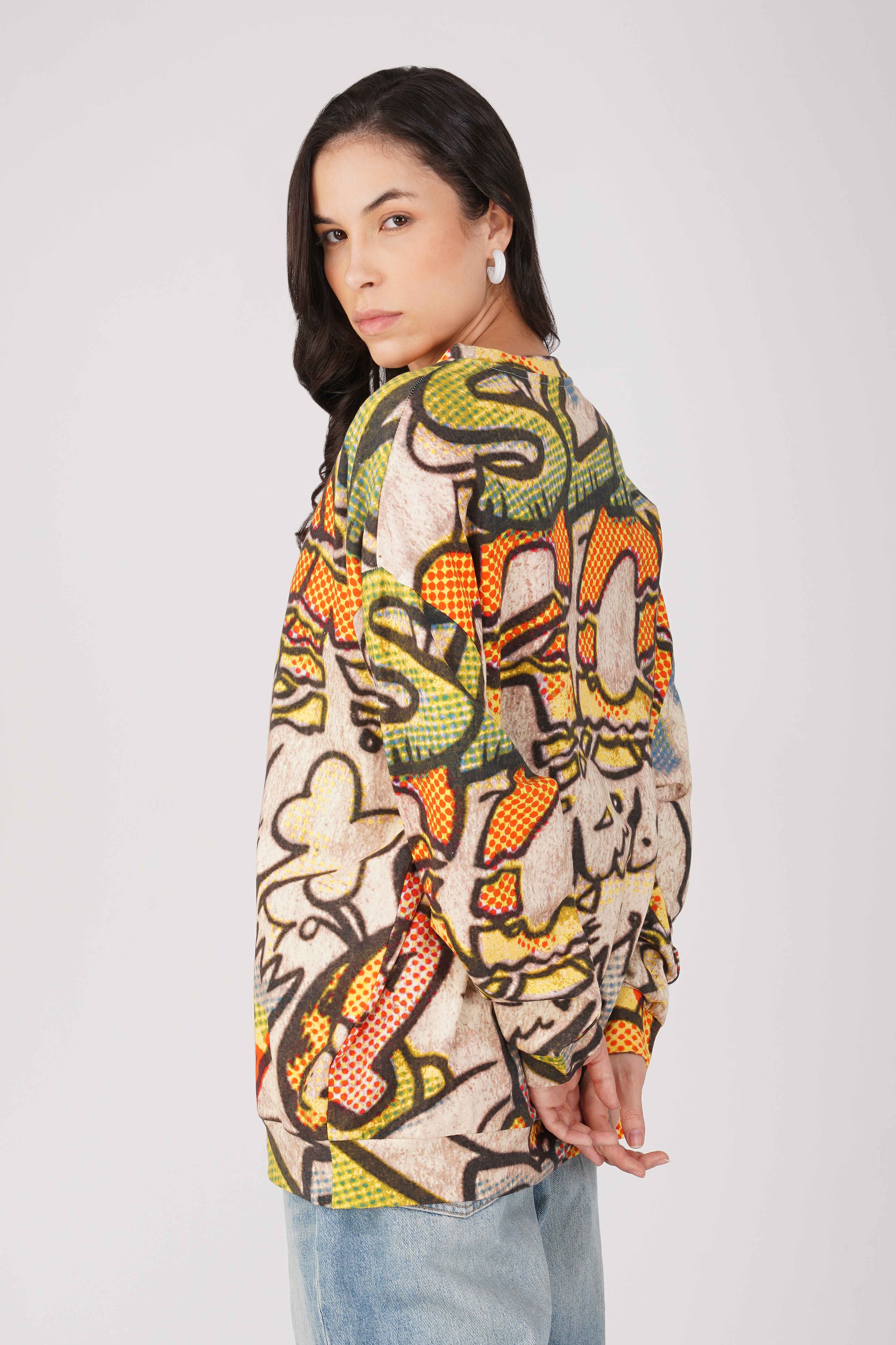 Garfield: Blown Out Oversized Sweatshirt - Image 5