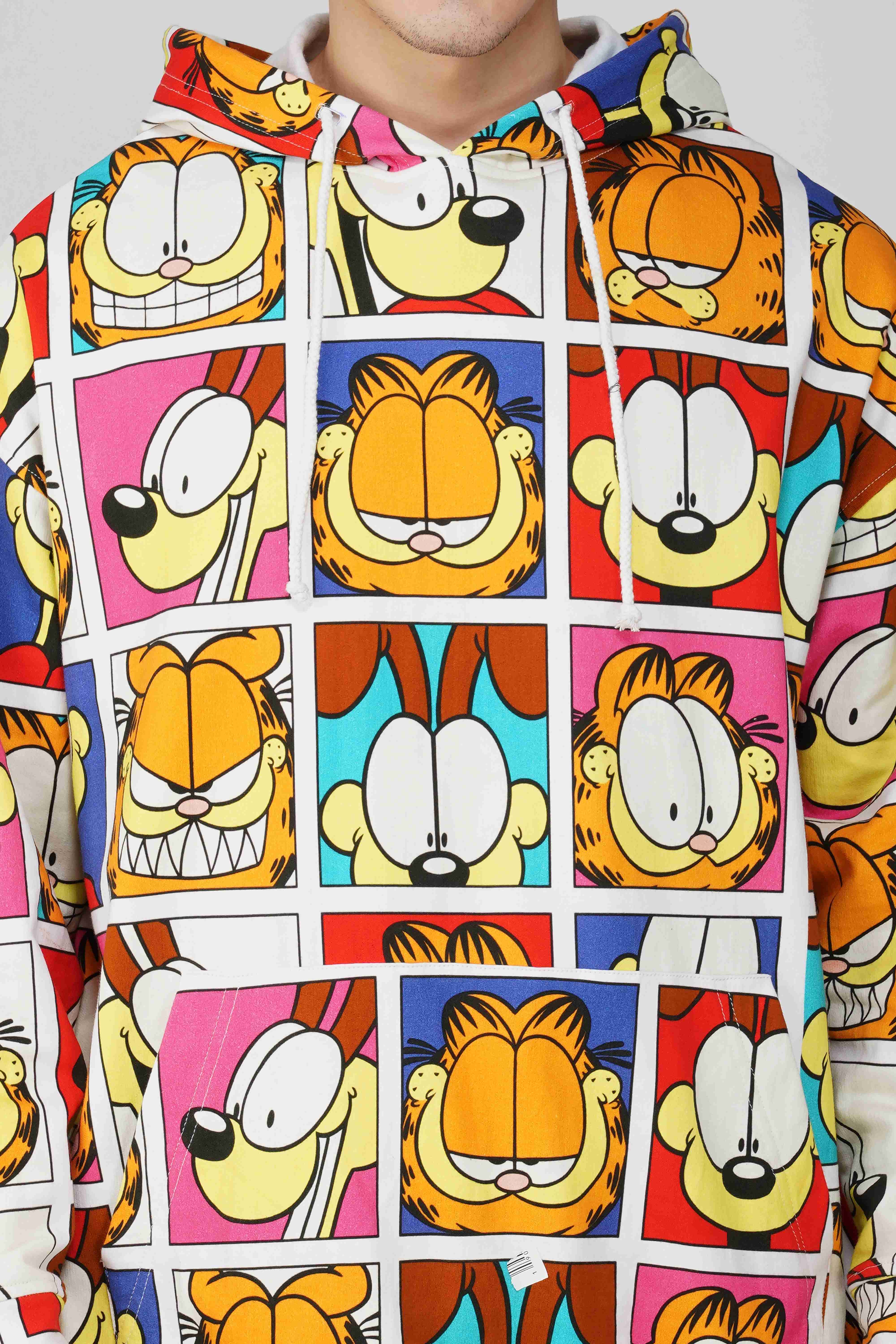 Garfield: Expressions Collage Printed Oversized Hoodie - Image 11
