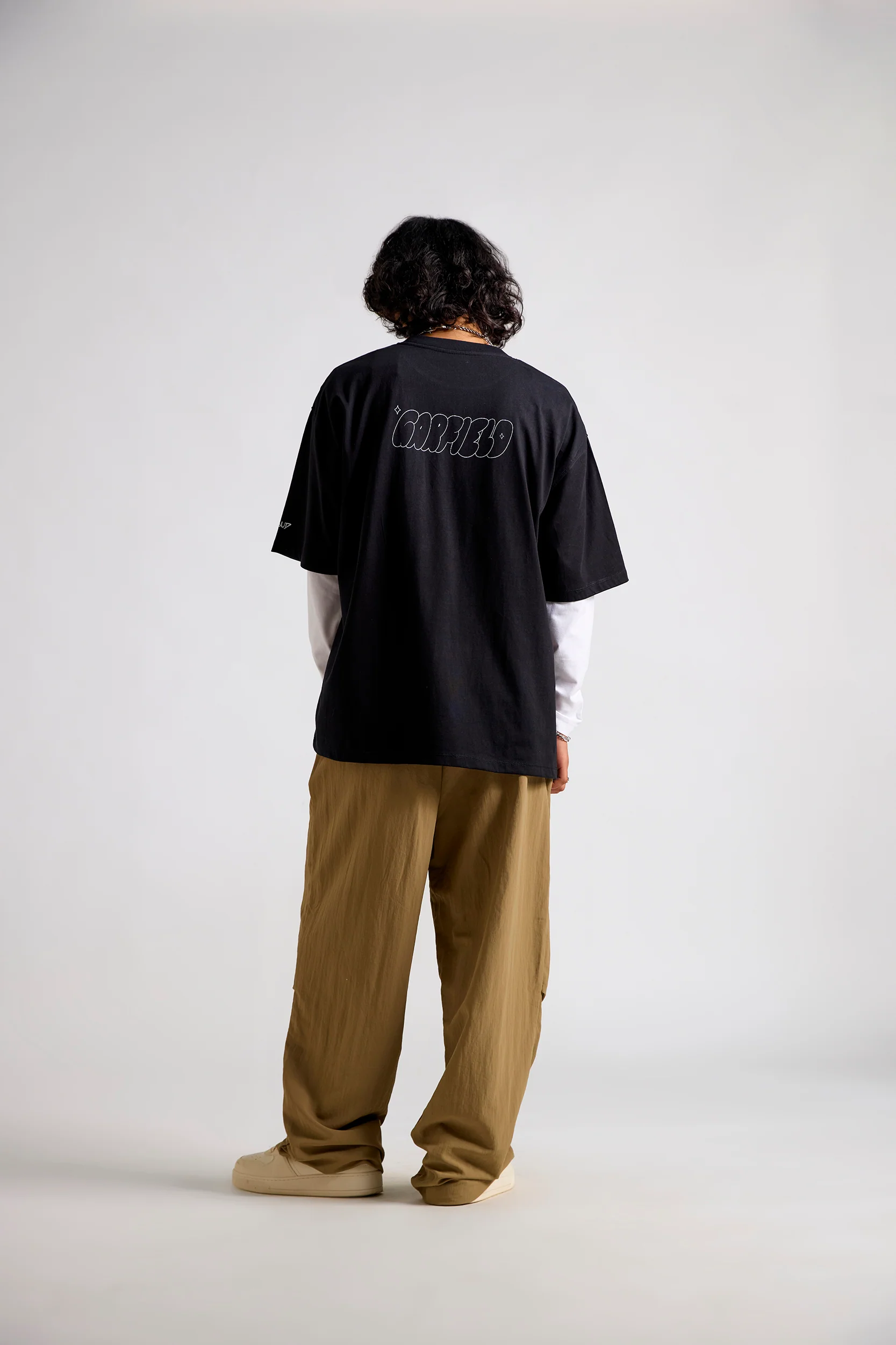 Garfield:Feeling Crazy Men's Oversized T-shirt - Image 4