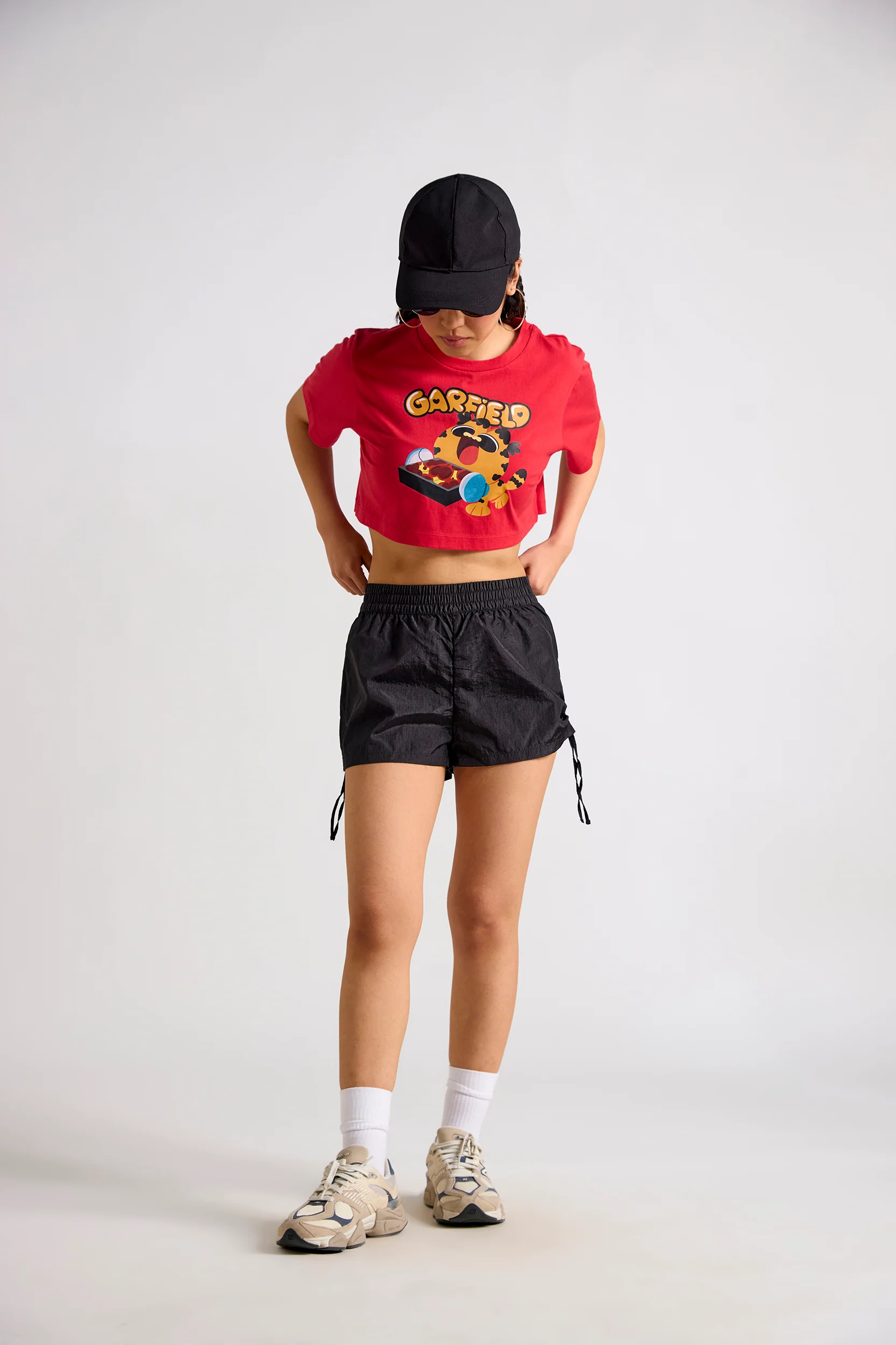 Garfield:Hot Lasagna Crop T-Shirt - Image 2