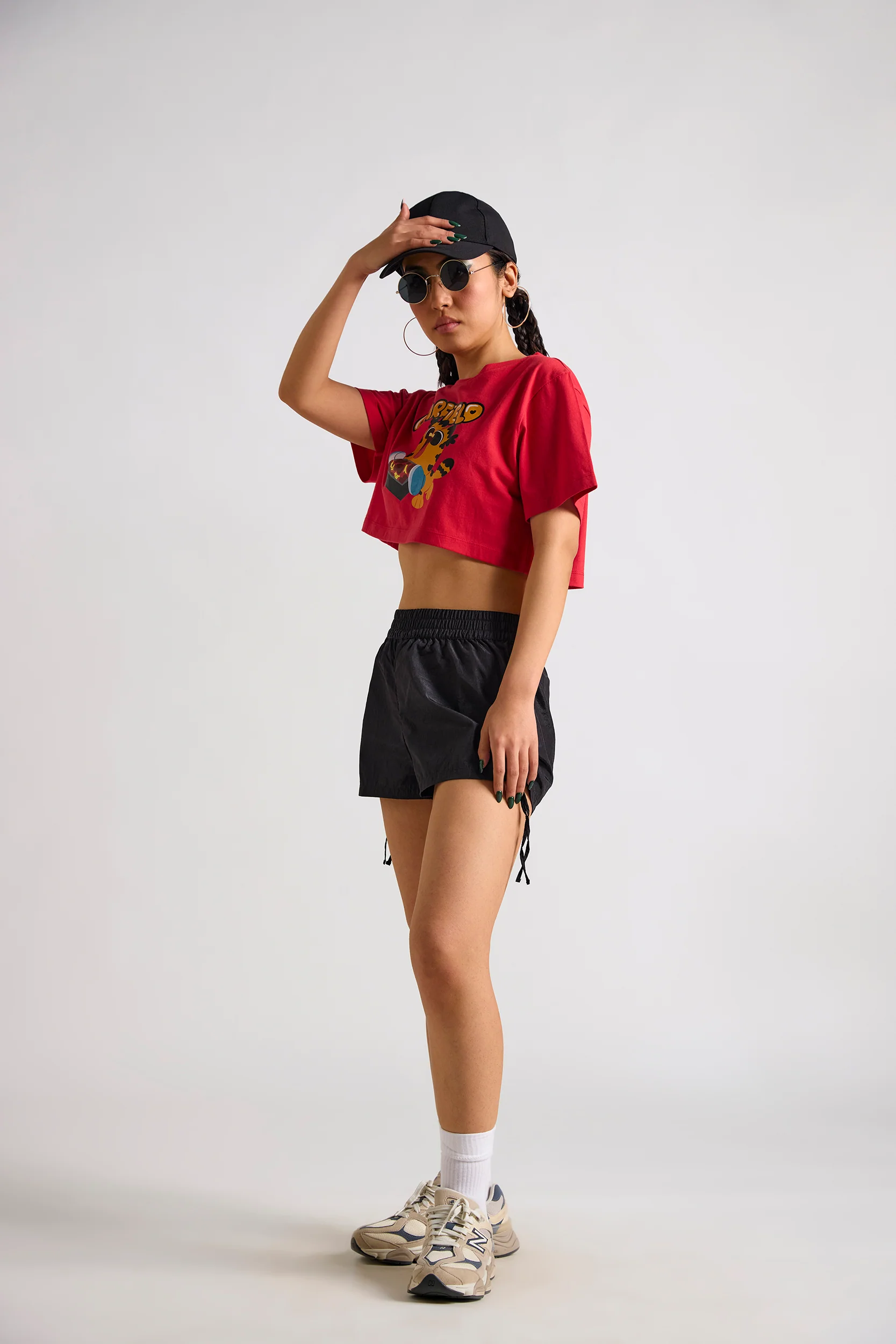 Garfield:Hot Lasagna Crop T-Shirt - Image 3