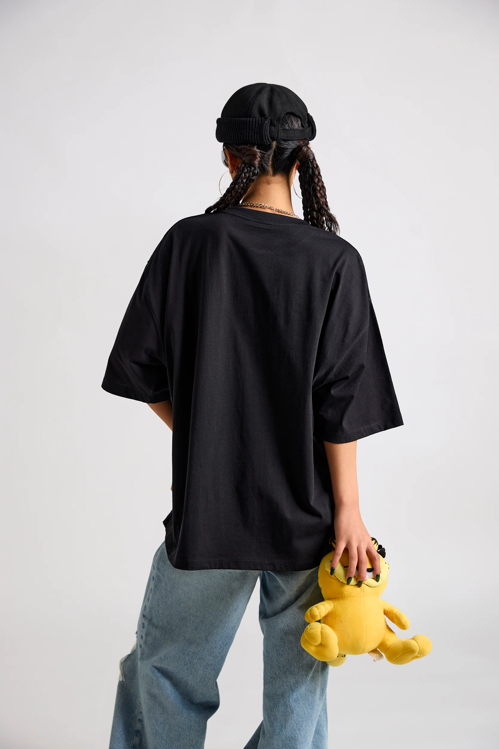 Garfield:Mood Printed Oversized T-shirt - Image 5