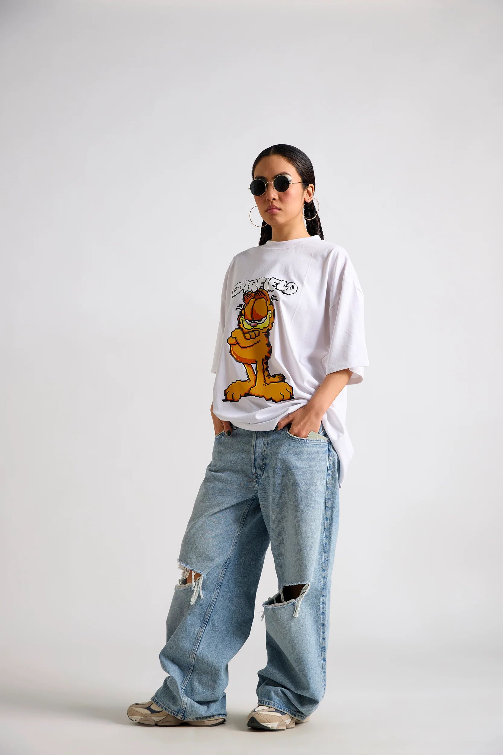 Garfield:Mr. Attitude Oversized T-shirt - Image 3