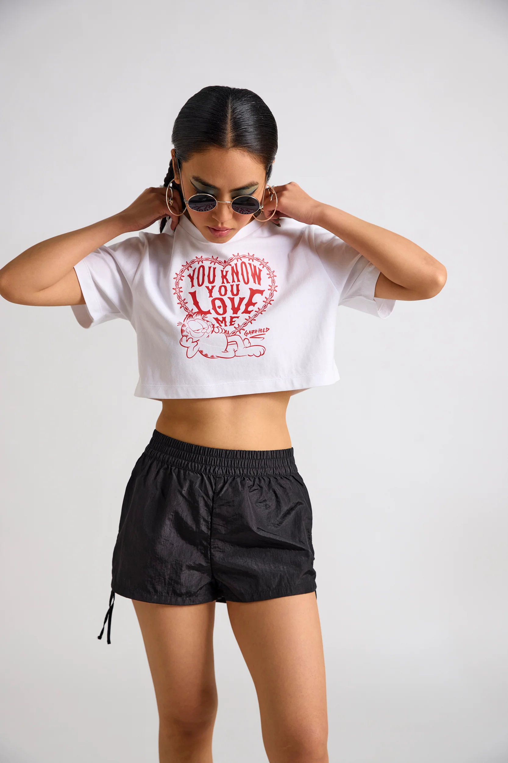 Garfield: You Know You Love Me Crop T-shirt - Image 5