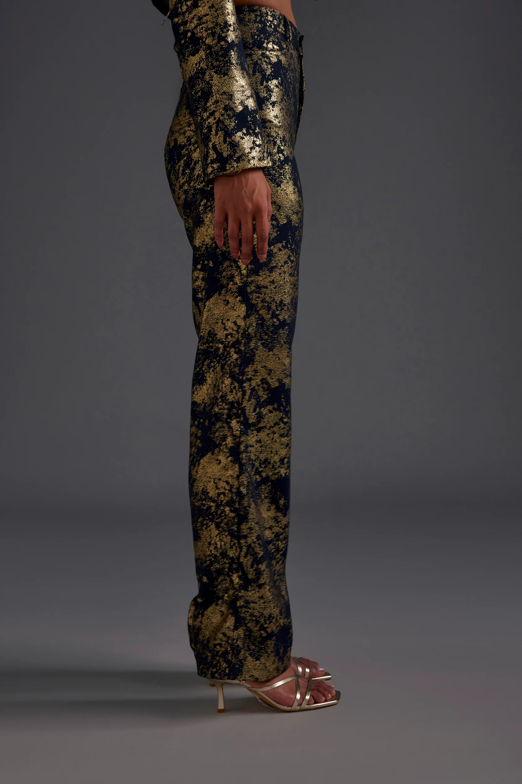 Gold Heathermoss Trousers - Image 2