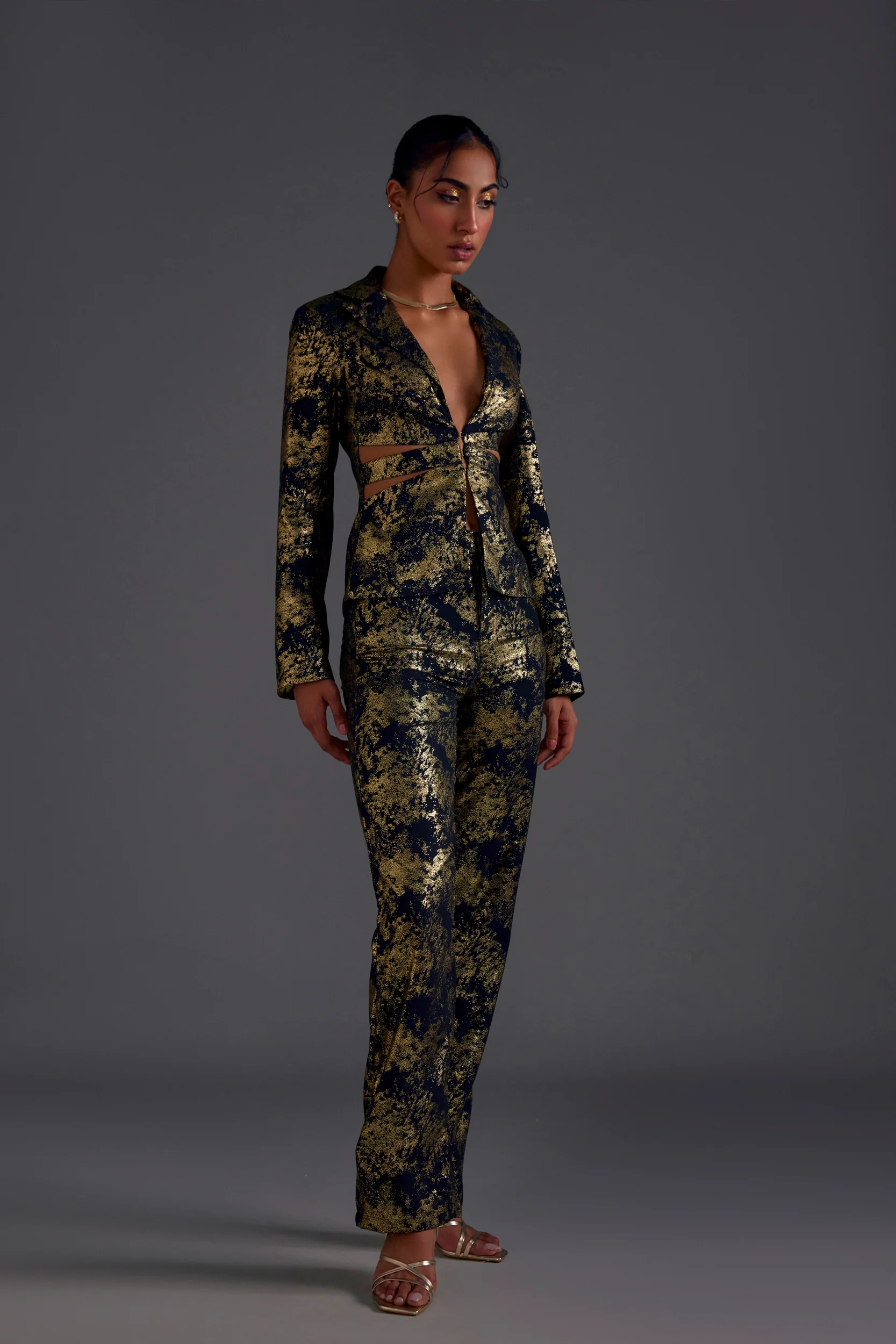 Gold Heathermoss Trousers - Image 4