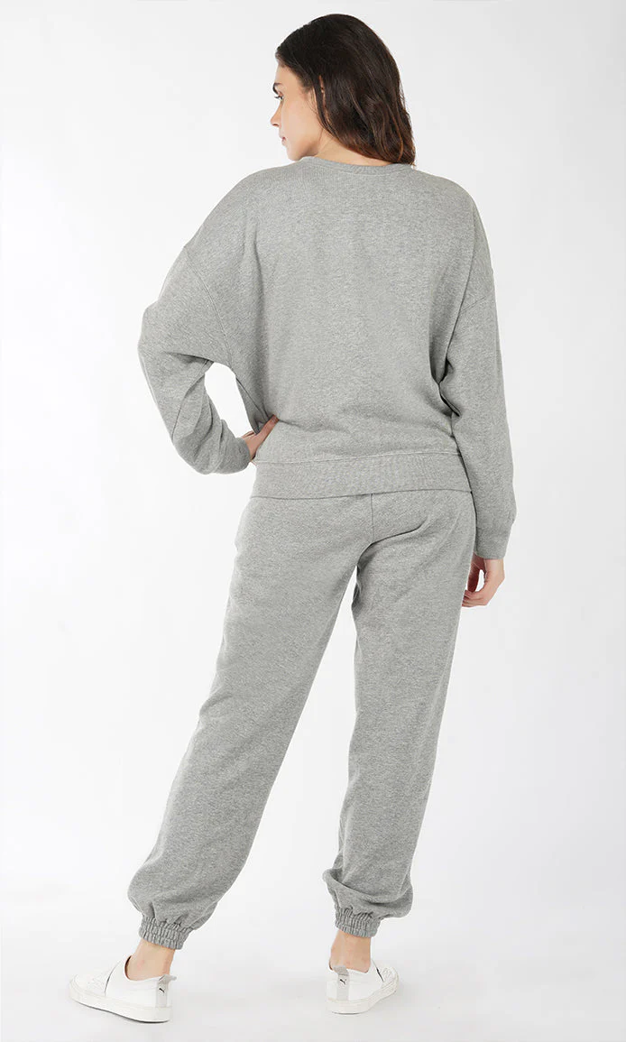 Grey Oversized Sweatshirt and Joggers Set - Image 3