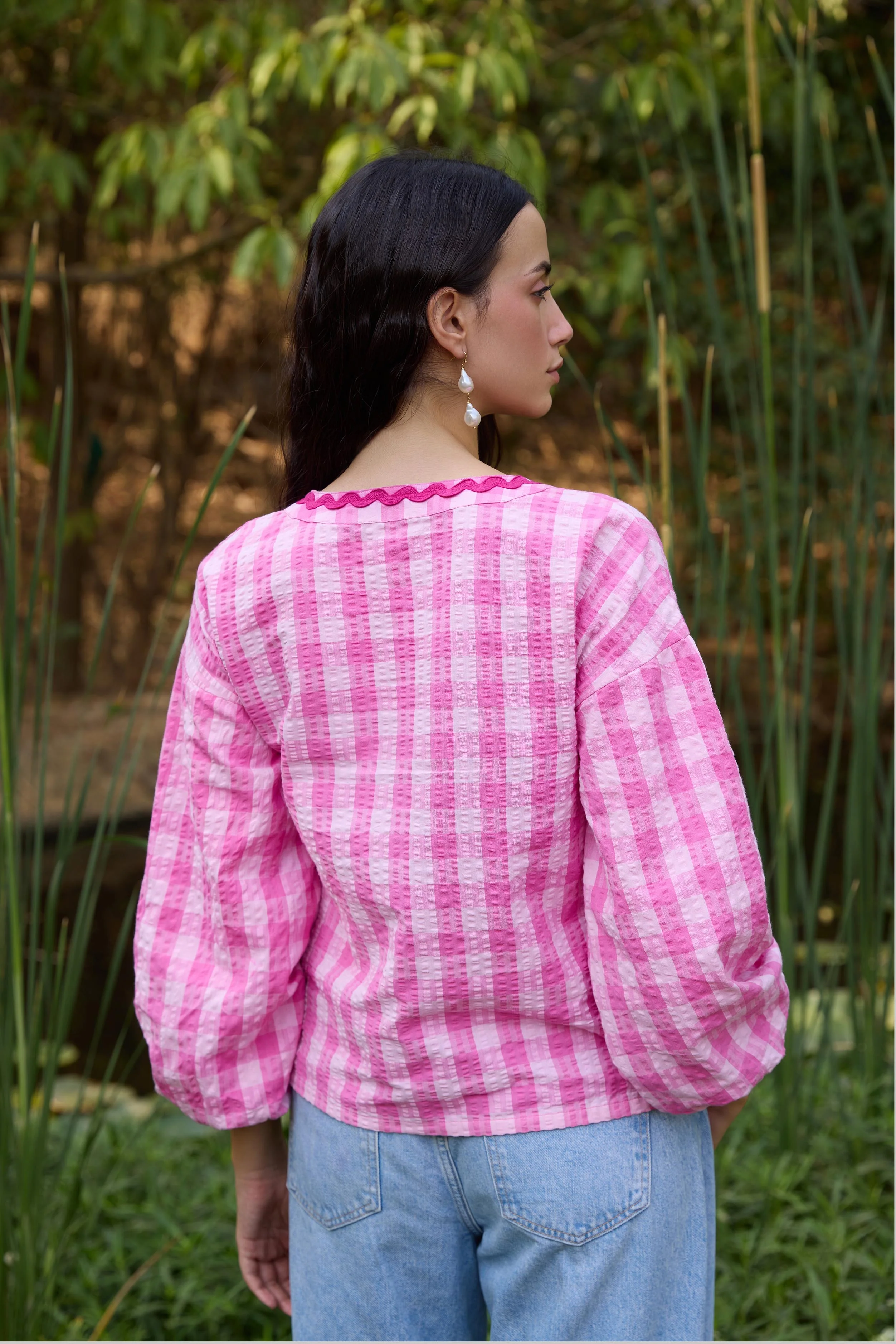 Heart Applique Shirt Top - Image 6
