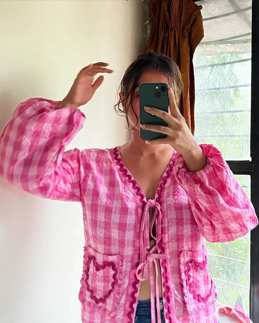 Heart Applique Shirt Top - Image 7