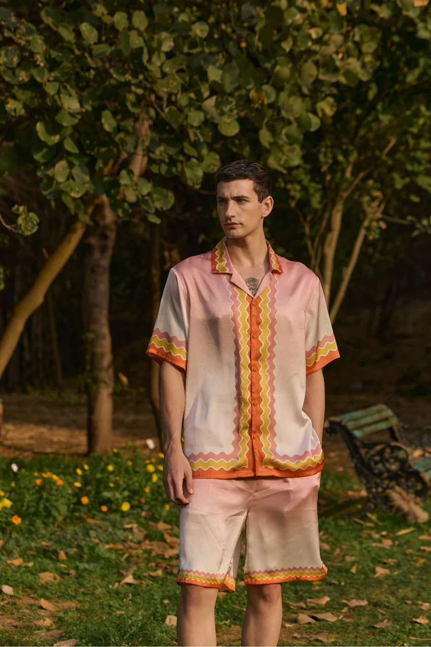 Men's Ombre Printed Shorts - Image 6