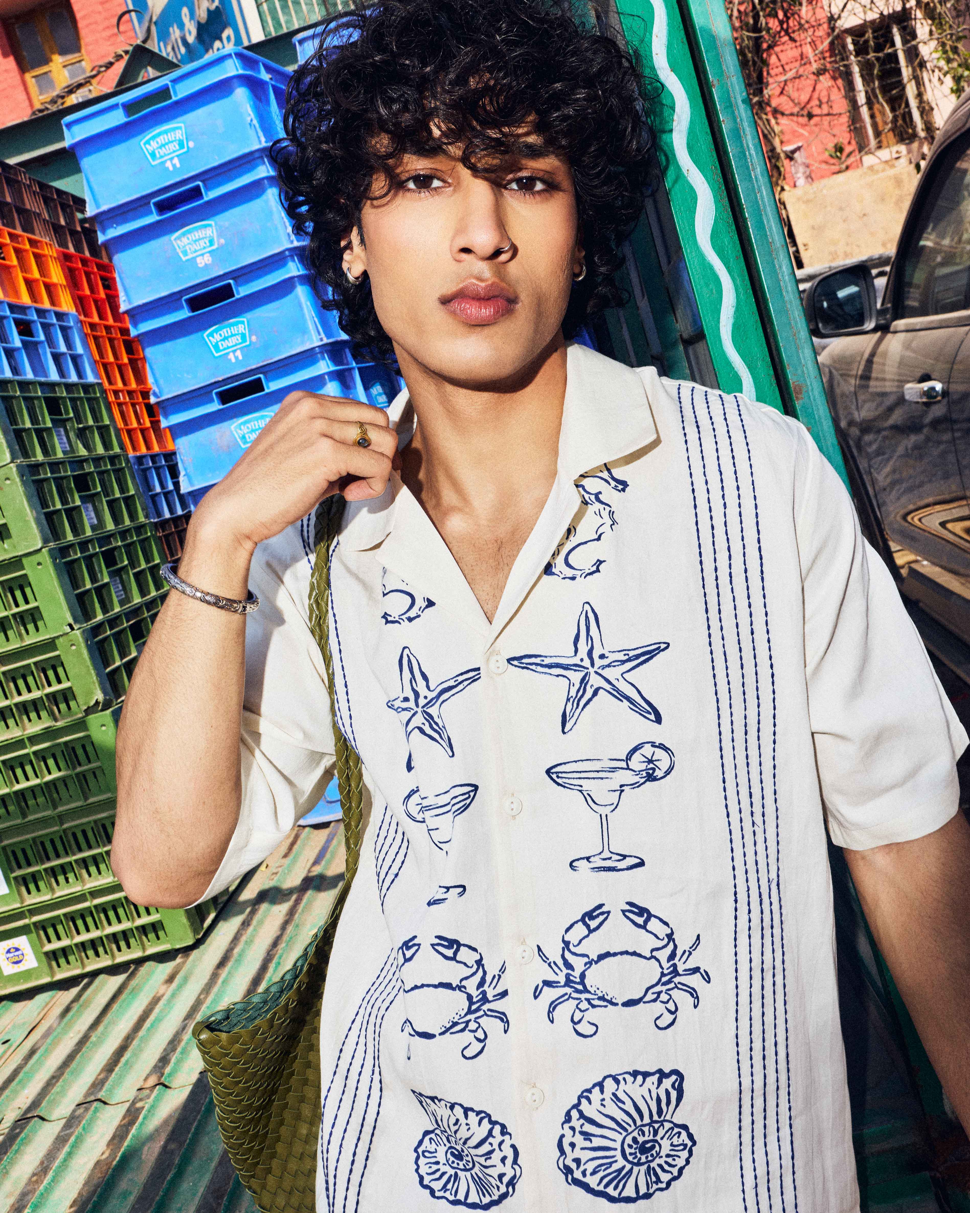 Nautical Reef Camp Collar Shirt - Image 3