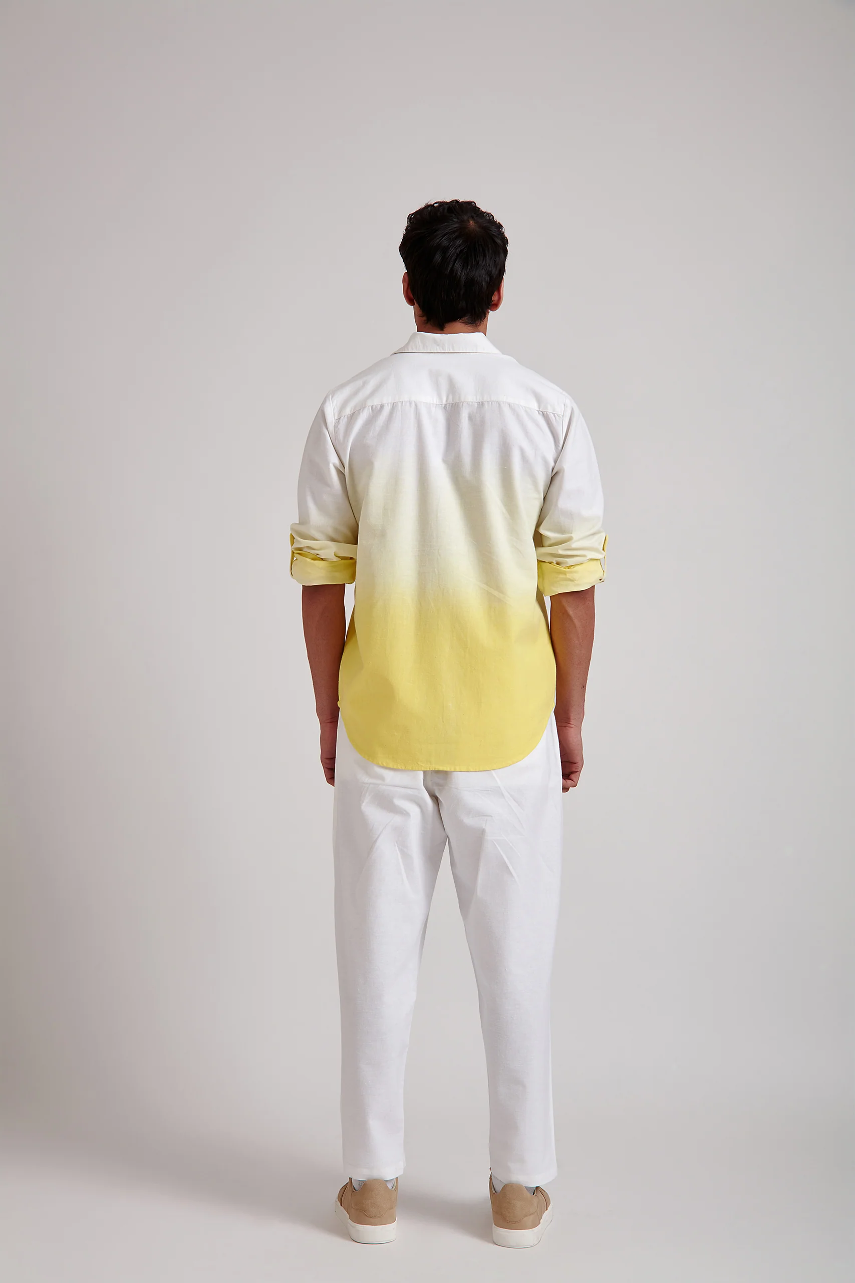 Ombre Shirt- Yellow - Image 5
