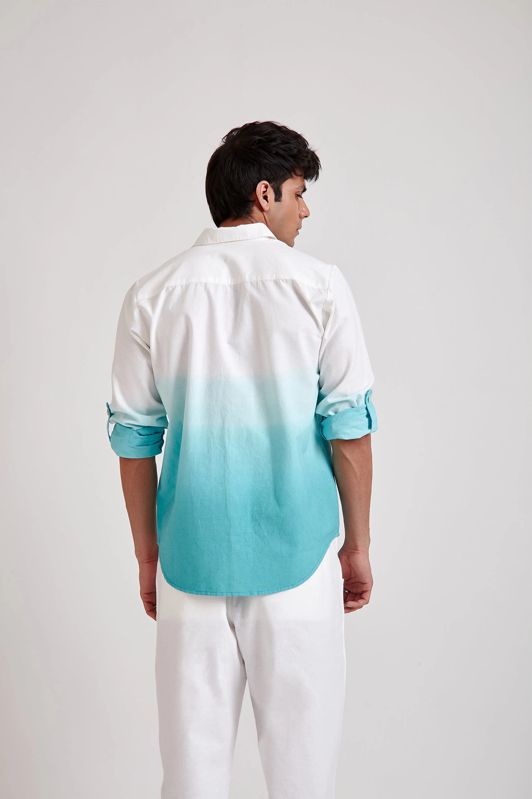 Ombre Shirt and Trouser Set - Image 4