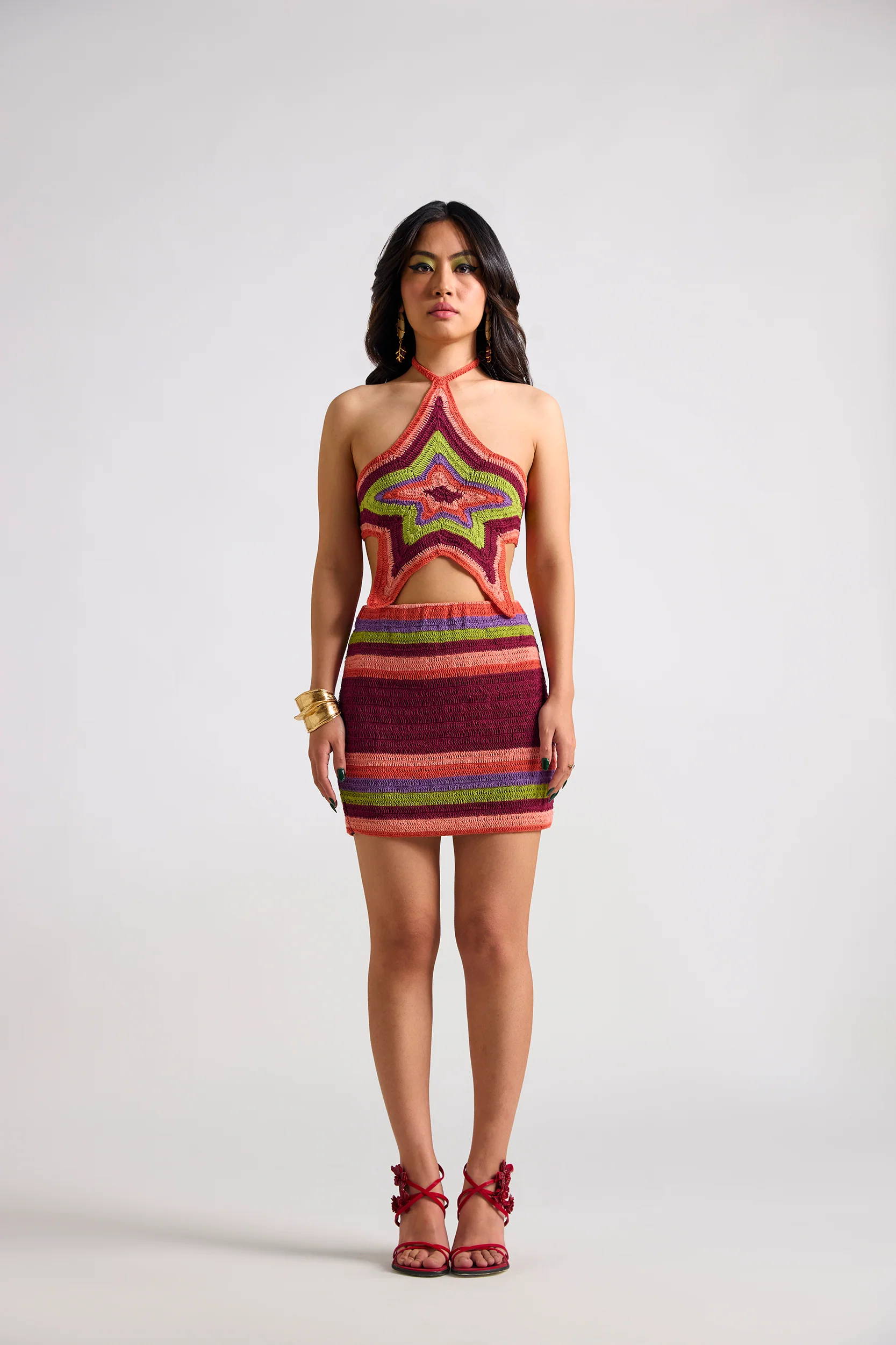 Patrick Star crochet Mini Skirt - Image 5