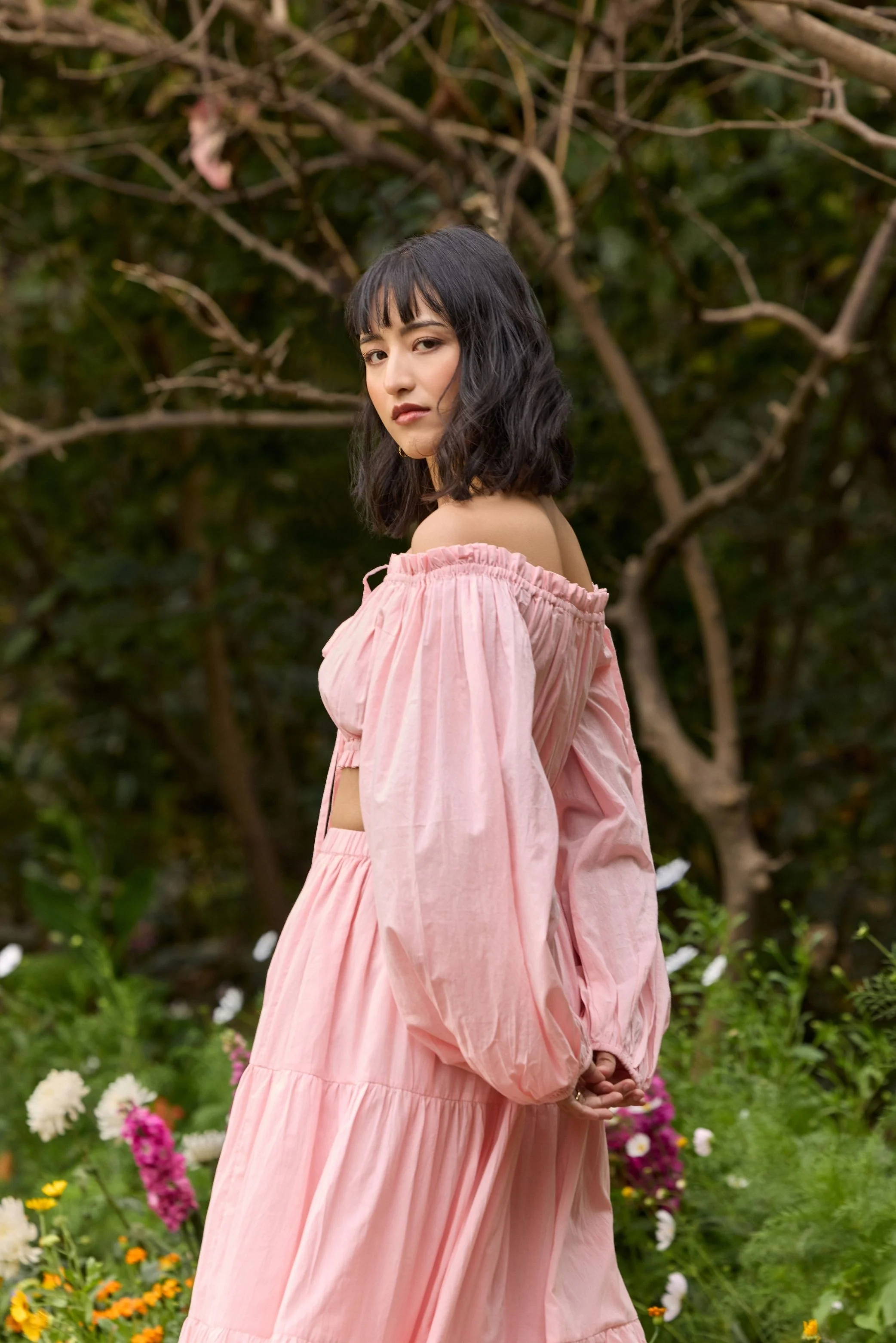 Pink Off-Shoulder Co-ord Set - Image 7
