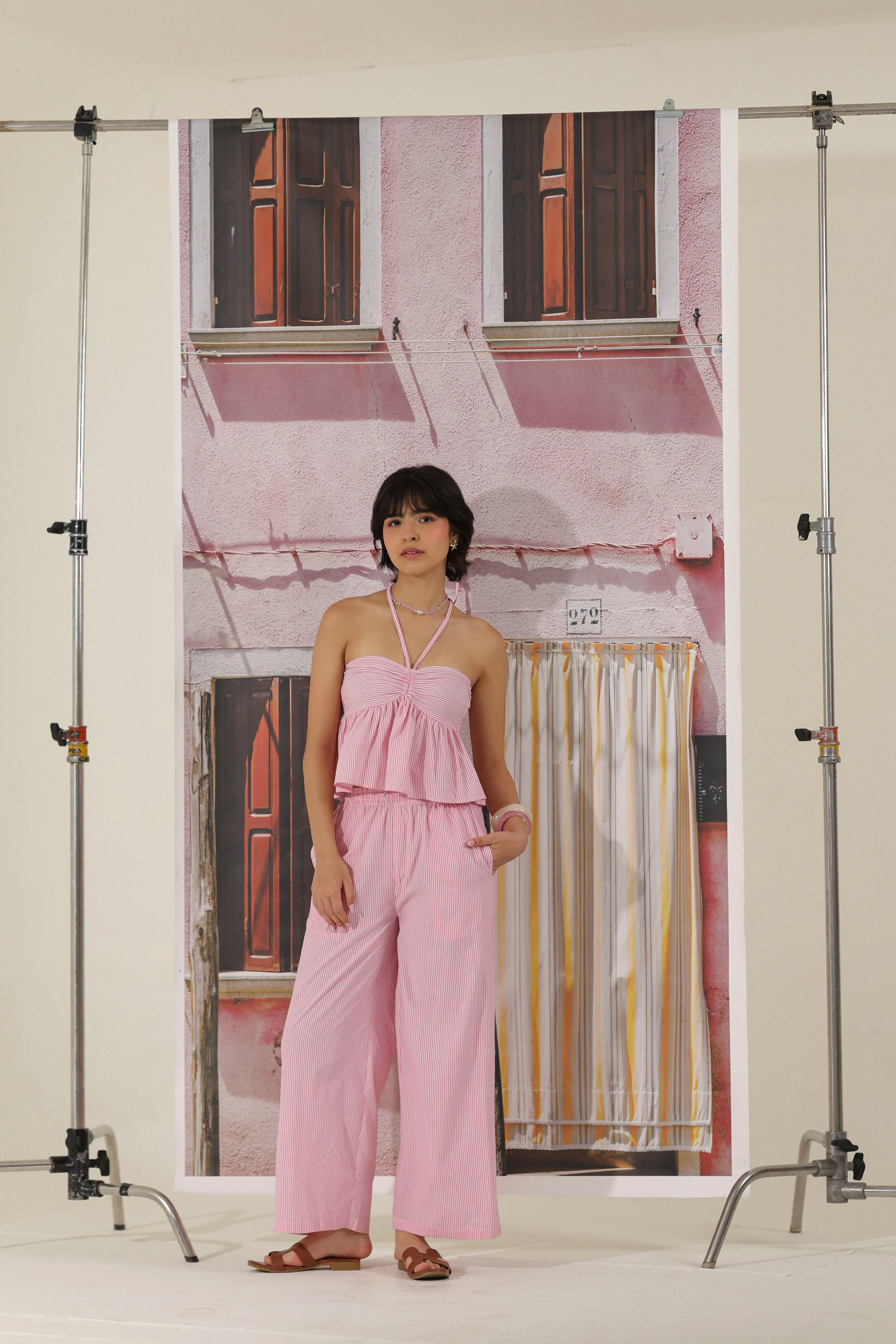 Pink Sugar Stripe Pants - Image 4