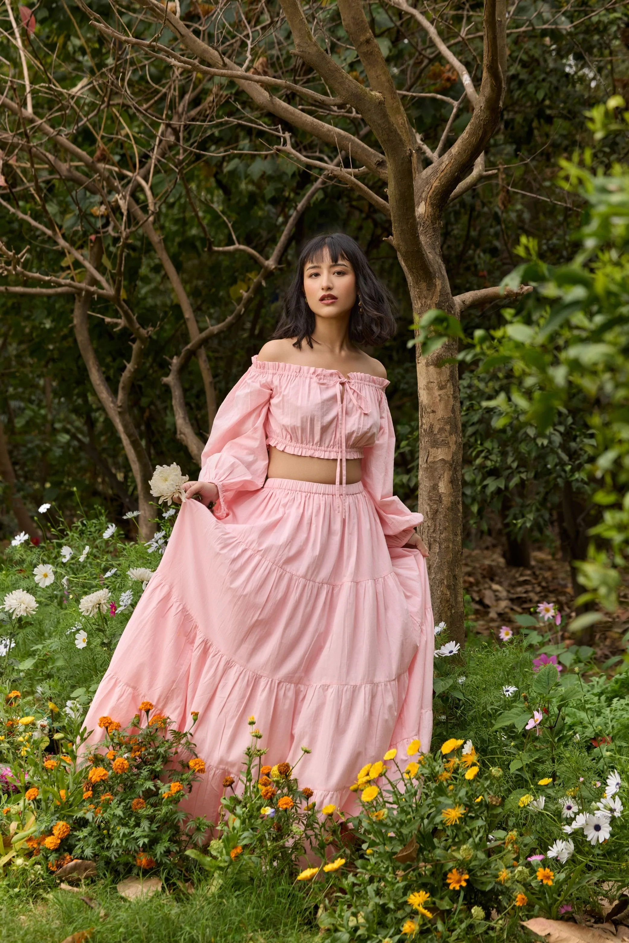 Pink Off-Shoulder Co-ord Set - Image 6