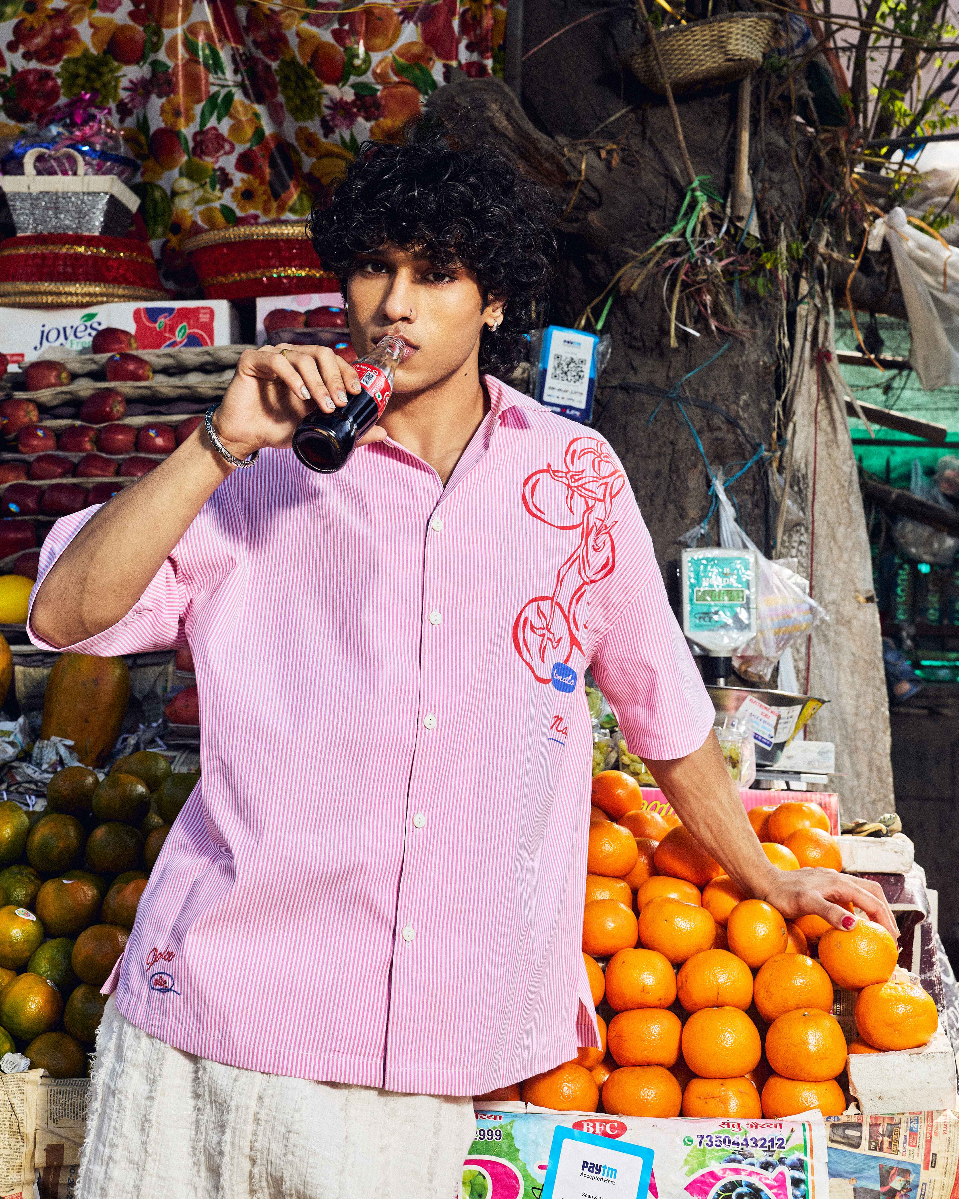Pomodoro Stripe Resort Shirt - Image 4