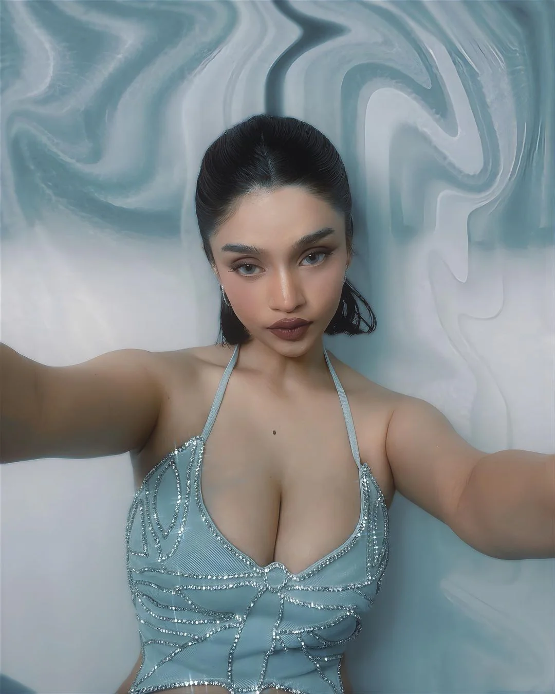 Rhinestone Embellished Butterfly Top - Image 6