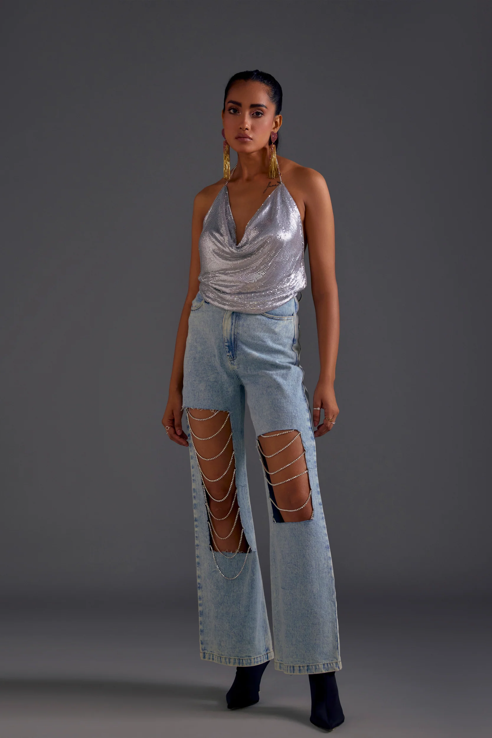 Silver Chainmail Top - Image 2