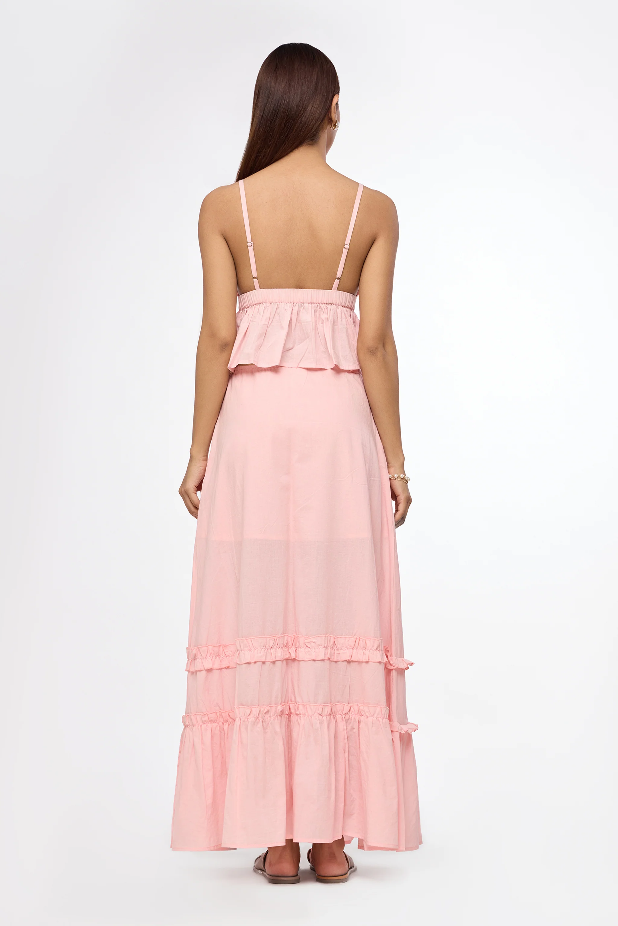Soft Pink Breeze Ruffle Top - Image 4