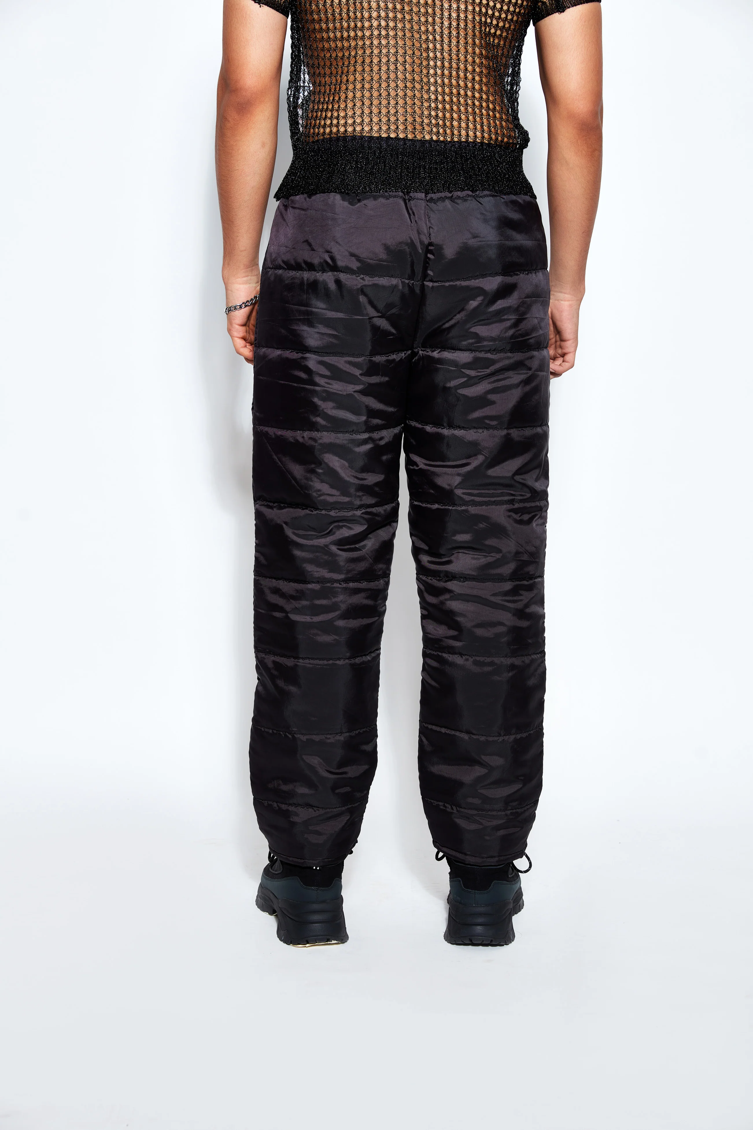Unisex Puffer Pants- Black - Image 4