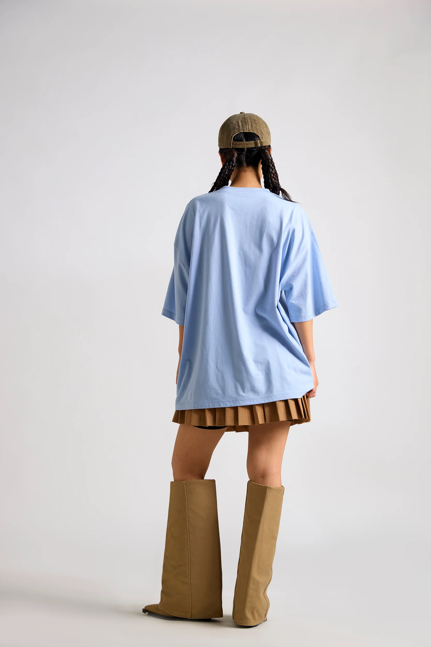 Spongebob: Absorb the Love Oversized T-shirt-Blue - Image 4